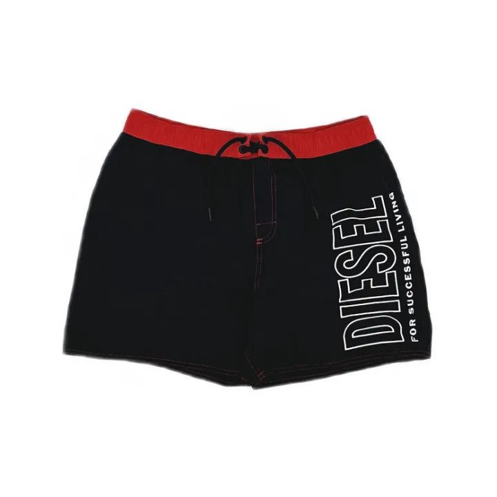 Diesel Diesel Logo Print Drawstring Shorts 0079 Size US 30 / EU 46 - 1 Thumbnail