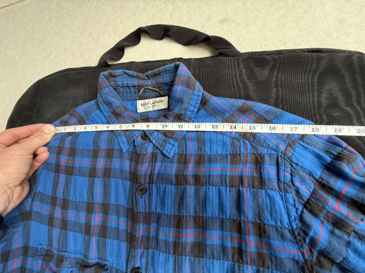 Hedi Slimane × Saint Laurent Paris SS16 Grail Saint Laurent Surf sound bleached flannel pink Size US L / EU 52-54 / 3 - 5 Thumbnail