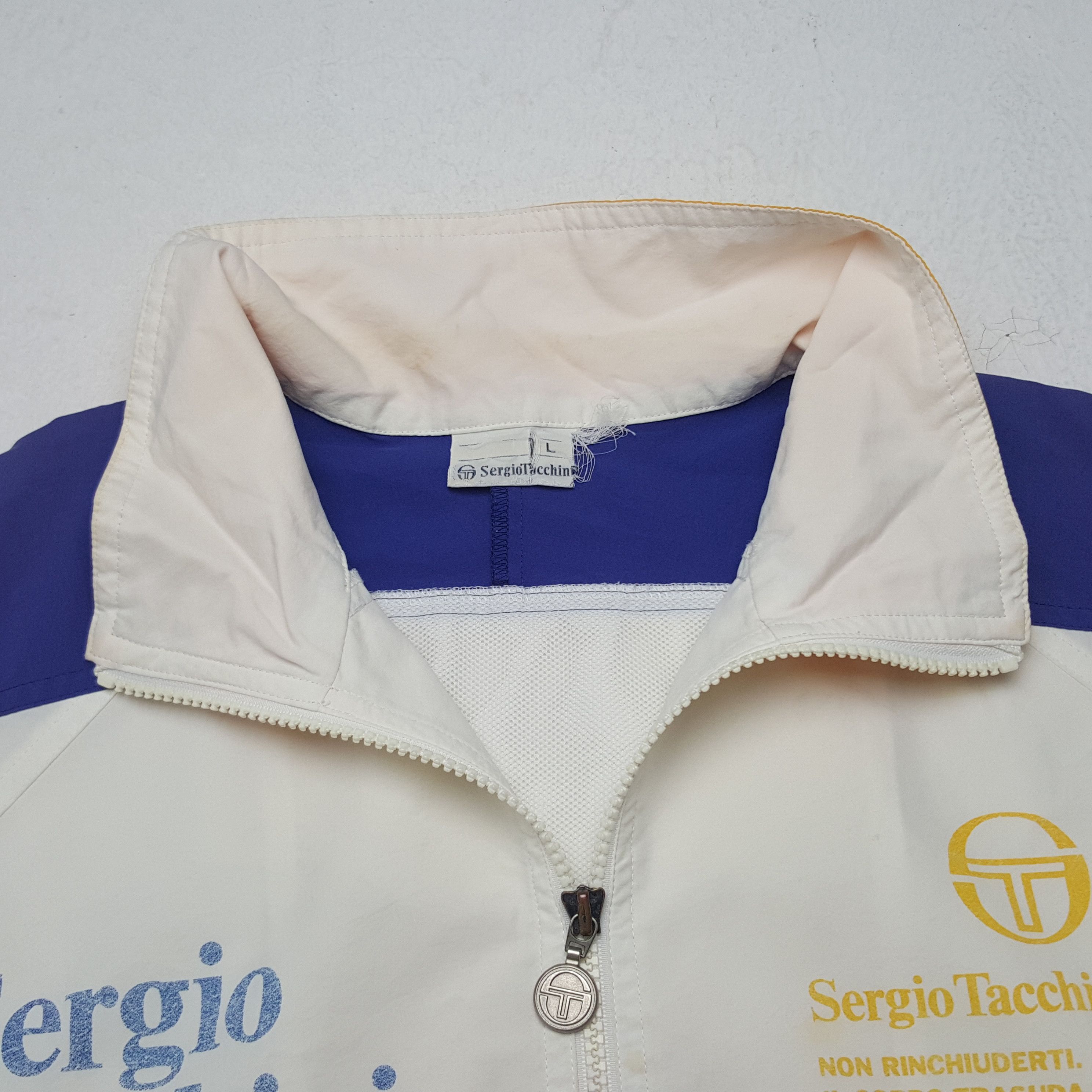 Sergio Tacchini × Vintage Vintage Sergio Tacchini Sports Style Tennis Jacket Size US L / EU 52-54 / 3 - 5 Thumbnail