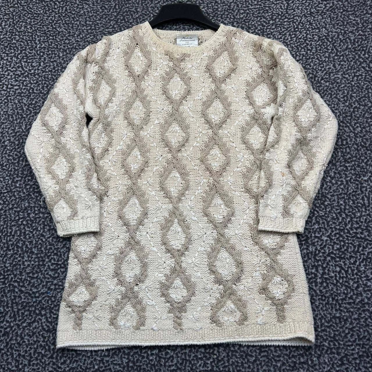 Express Vintage Express Sweater Women XS Cable Knit Pullover Size XS / US 0-2 / IT 36-38 - 1 Thumbnail