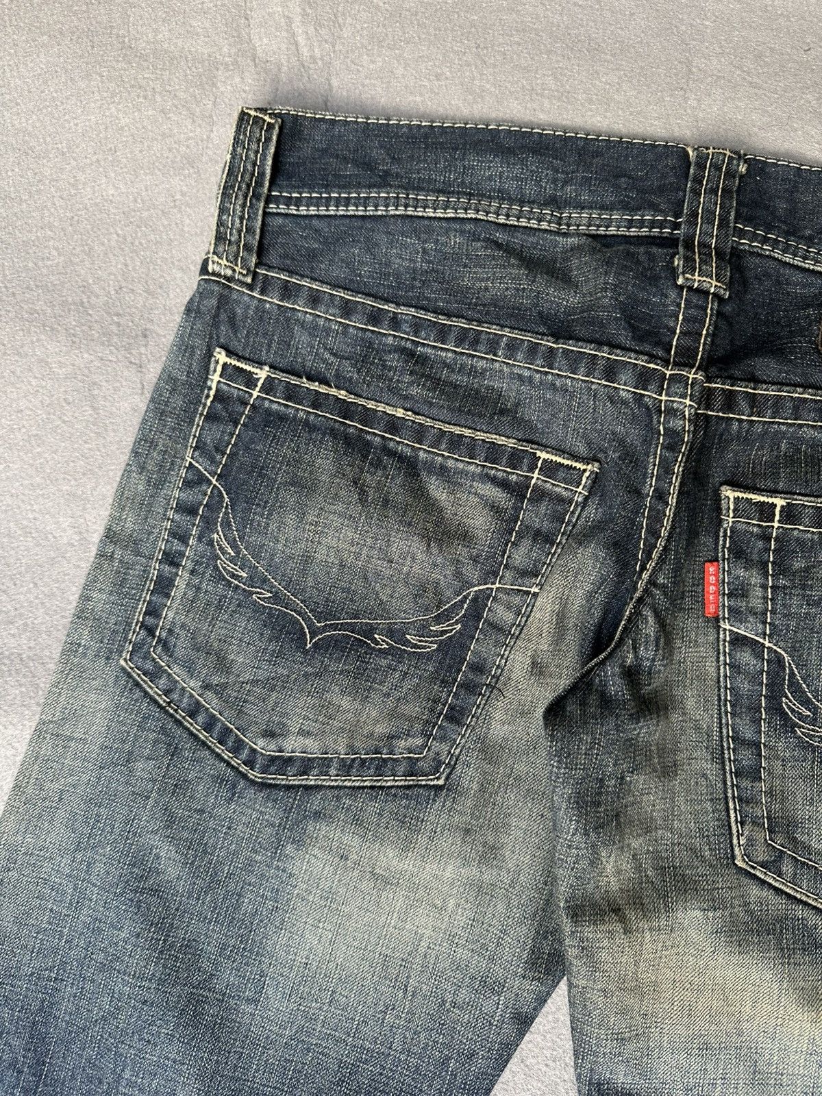 Japanese Brand FLARE Rodeo Crown Japan Low Rise Denim Size US 30 / EU 46 - 12 Thumbnail