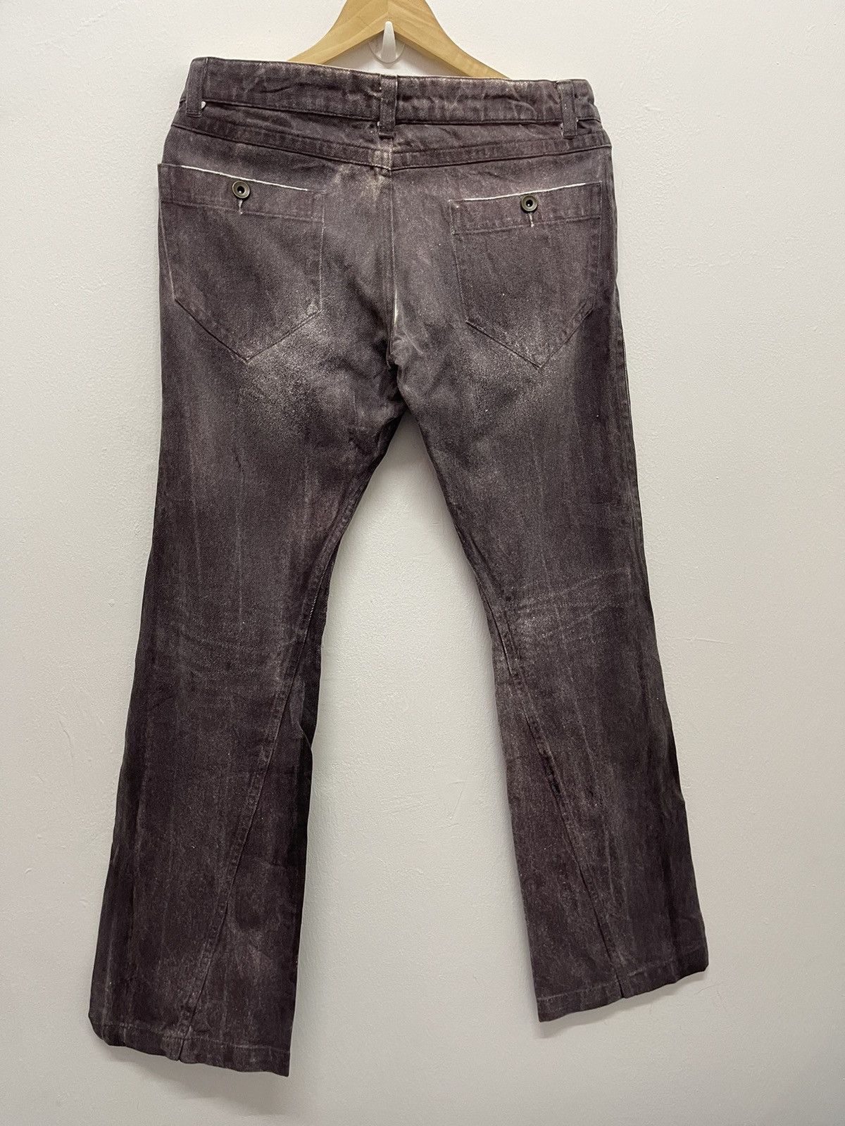 Japanese Brand Vintage Flare Denim Splatter Design Streetwear Ppfm Size US 30 / EU 46 - 4 Thumbnail