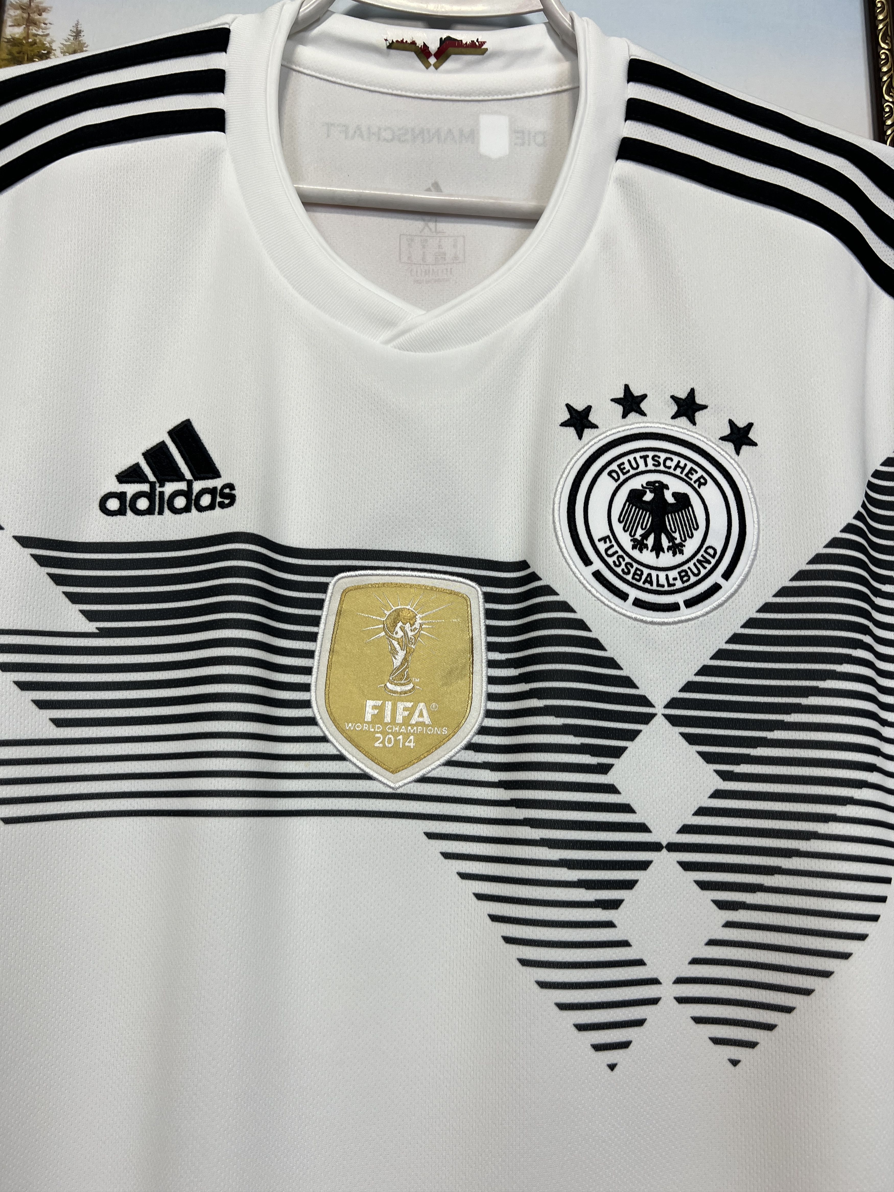Adidas Germany Home football shirt 2018 Soccer Jersey Adidas Trikot Size US XL / EU 56 / 4 - 3 Thumbnail