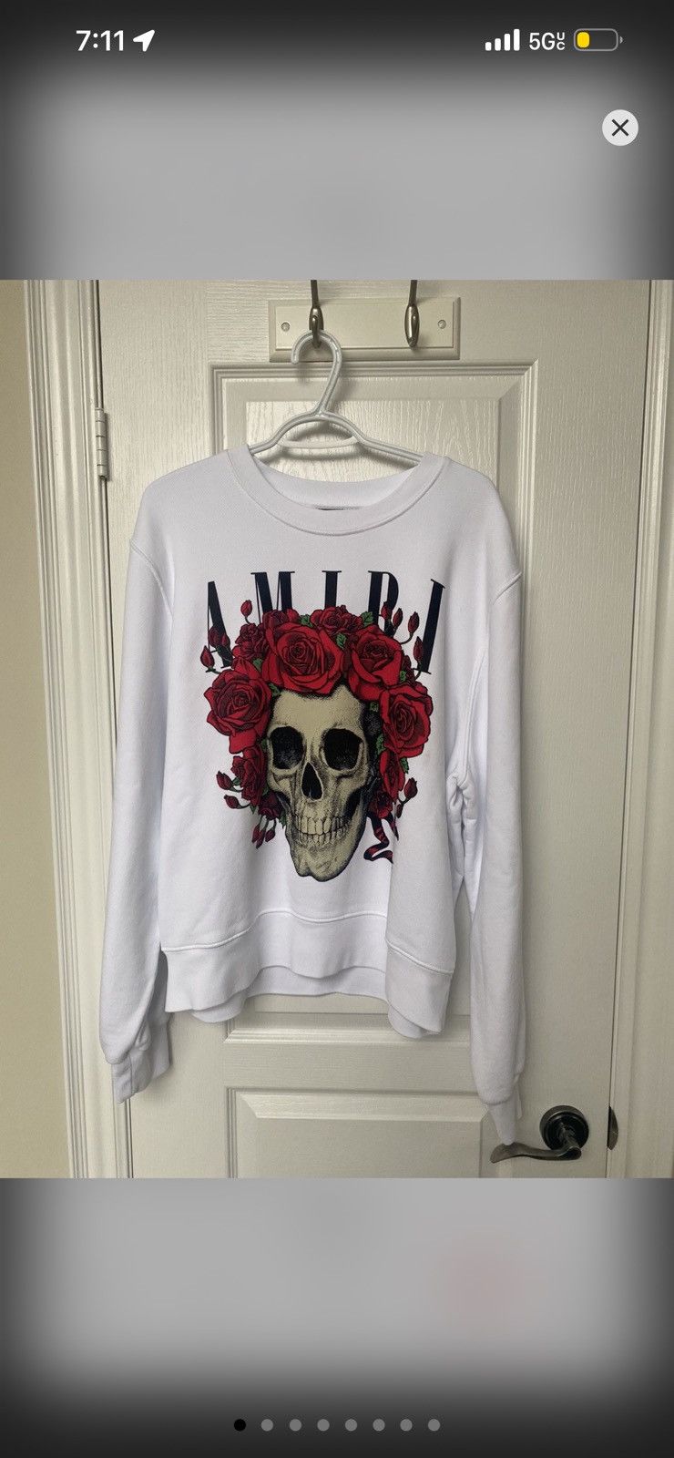 Amiri Amiri dead skull sweater Size US L / EU 52-54 / 3 - 1 Thumbnail