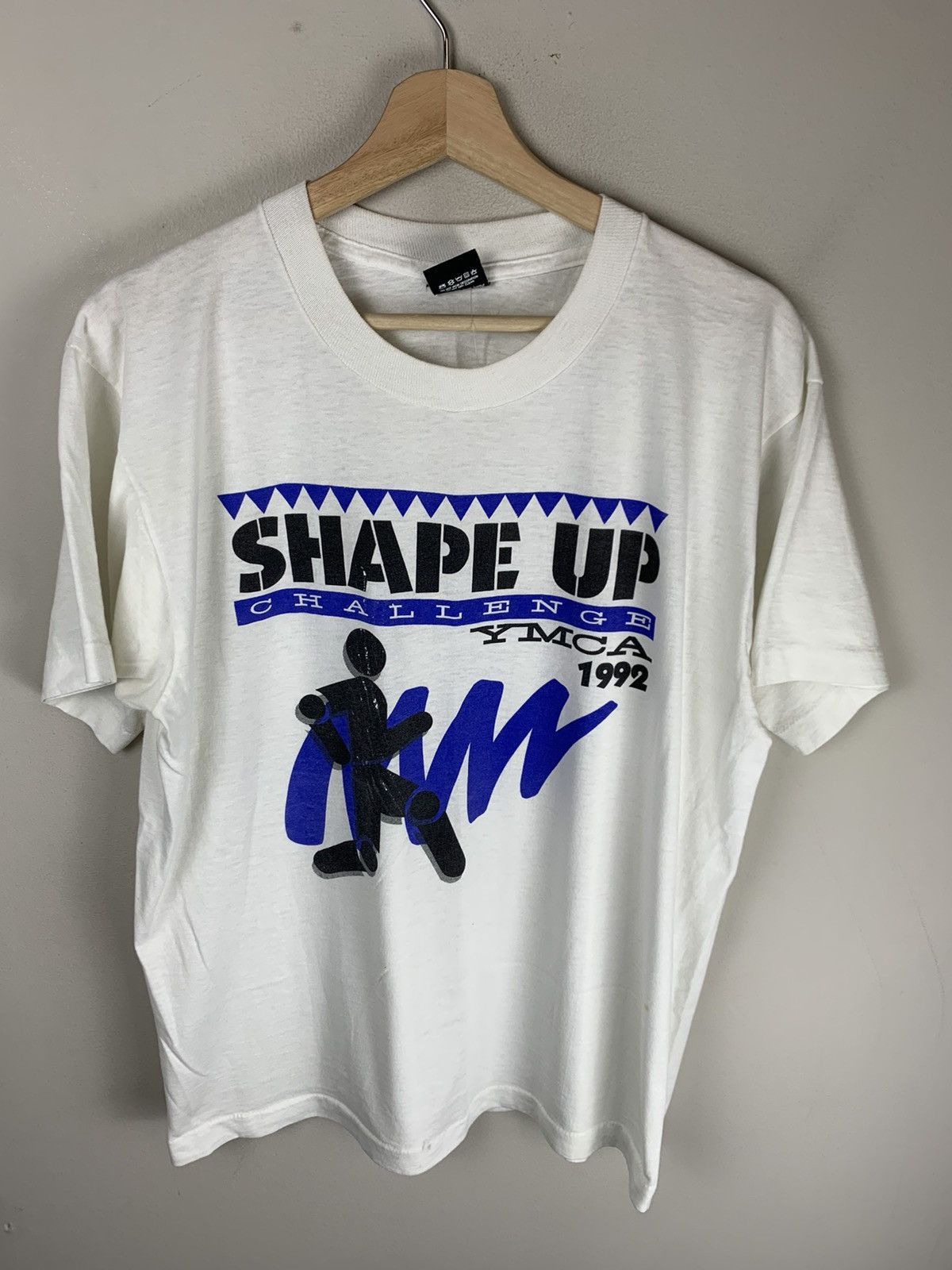 Vintage Vintage Shape Up YMCA Tee Size US XL / EU 56 / 4 - 1 Thumbnail