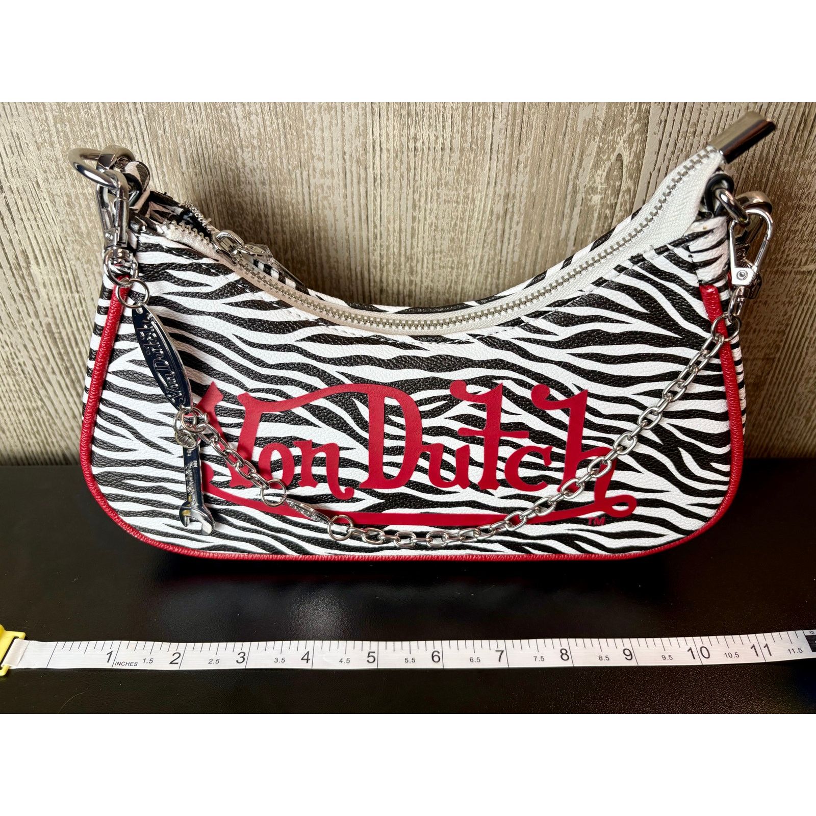 Von Dutch NEW Chic Von Dutch Zebra Shoulder Bag & Trucker Hat Bundle Size ONE SIZE - 2 Thumbnail