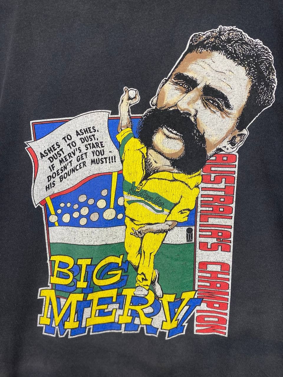 Vintage vintage big merv cricketter tee sunfaded Size US M / EU 48-50 / 2 - 3 Thumbnail