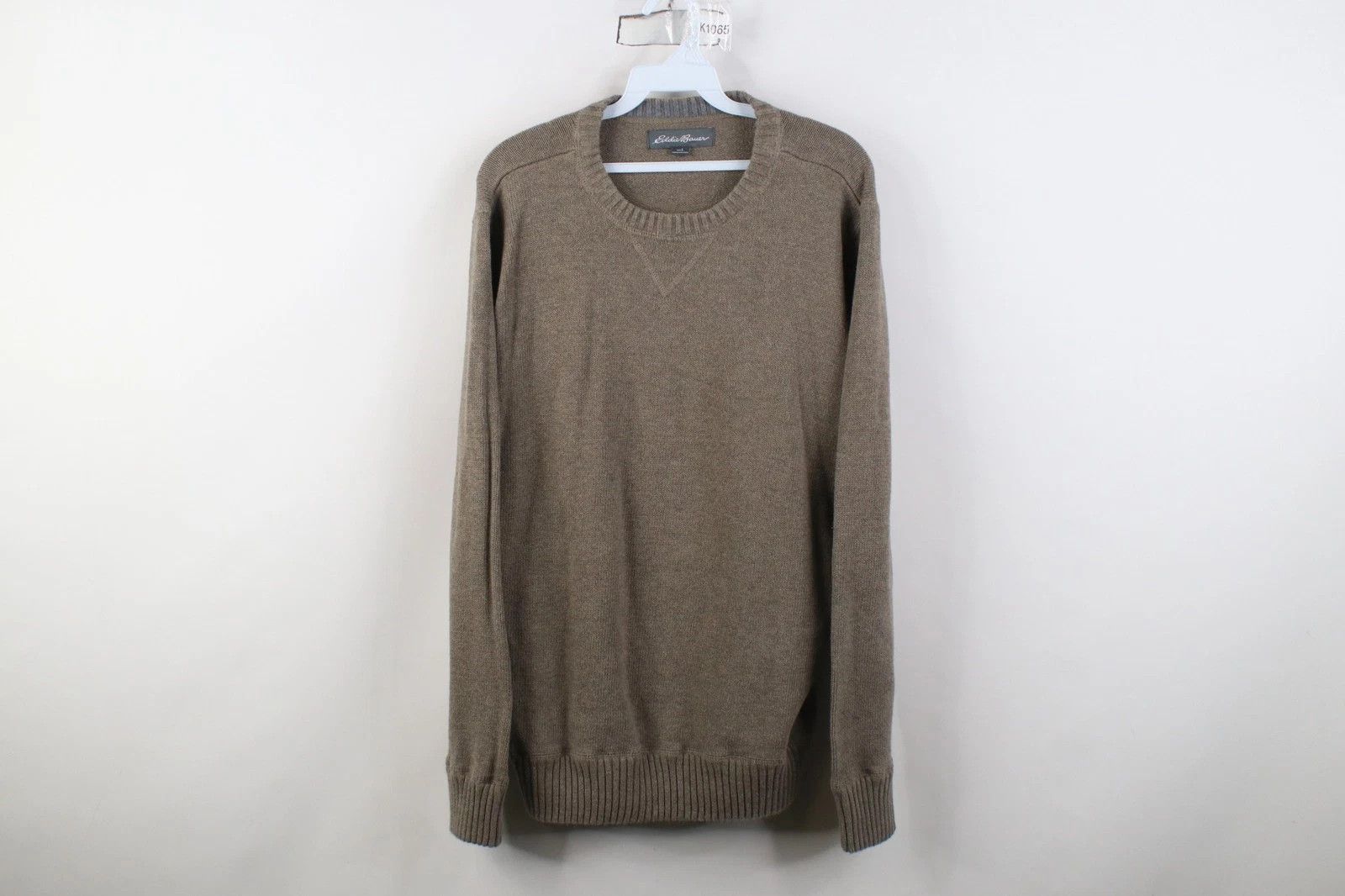 Eddie Bauer Vintage Y2K Eddie Bauer Blank Cotton Knit Crewneck Sweater Size US L / EU 52-54 / 3 - 1 Thumbnail