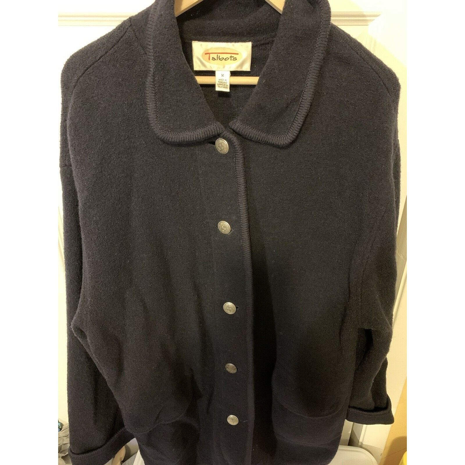 Talbots Talbots Womens Sz M Navy Blazer Jacket Size M / US 6-8 / IT 42-44 - 4 Thumbnail