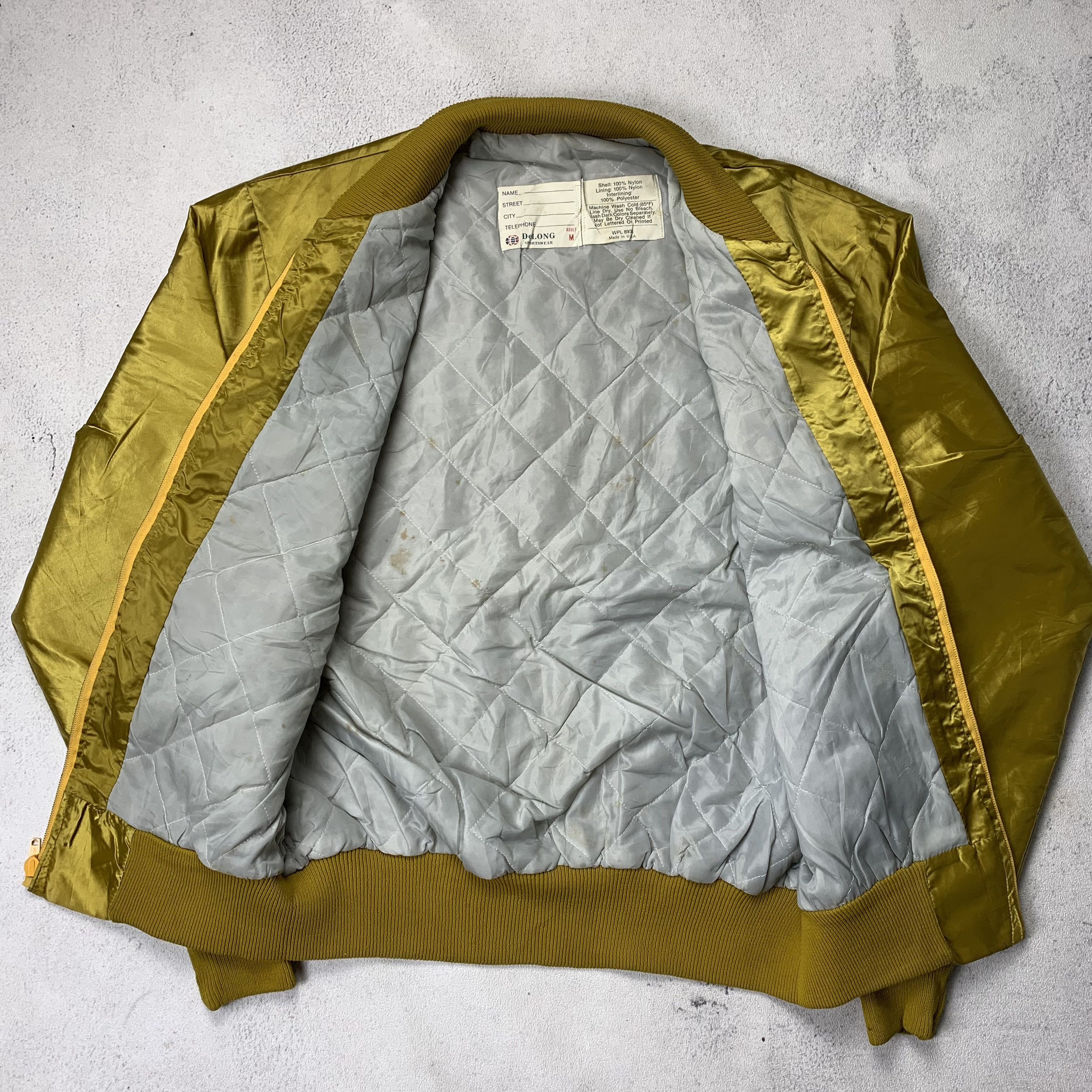 Vintage Vintage 90s DeLong Sportswear Nylon Jacket Size US M / EU 48-50 / 2 - 4 Thumbnail