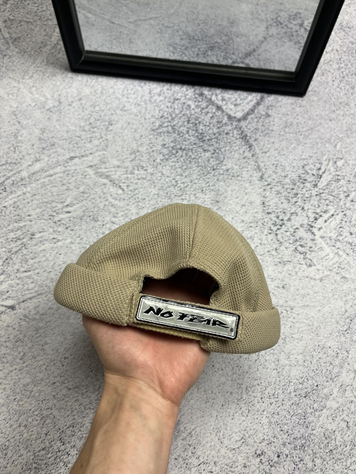 Japanese Brand No Fear Vintage Docker Hat Cap Skateboard Beige Beanie USA Size ONE SIZE - 5 Thumbnail