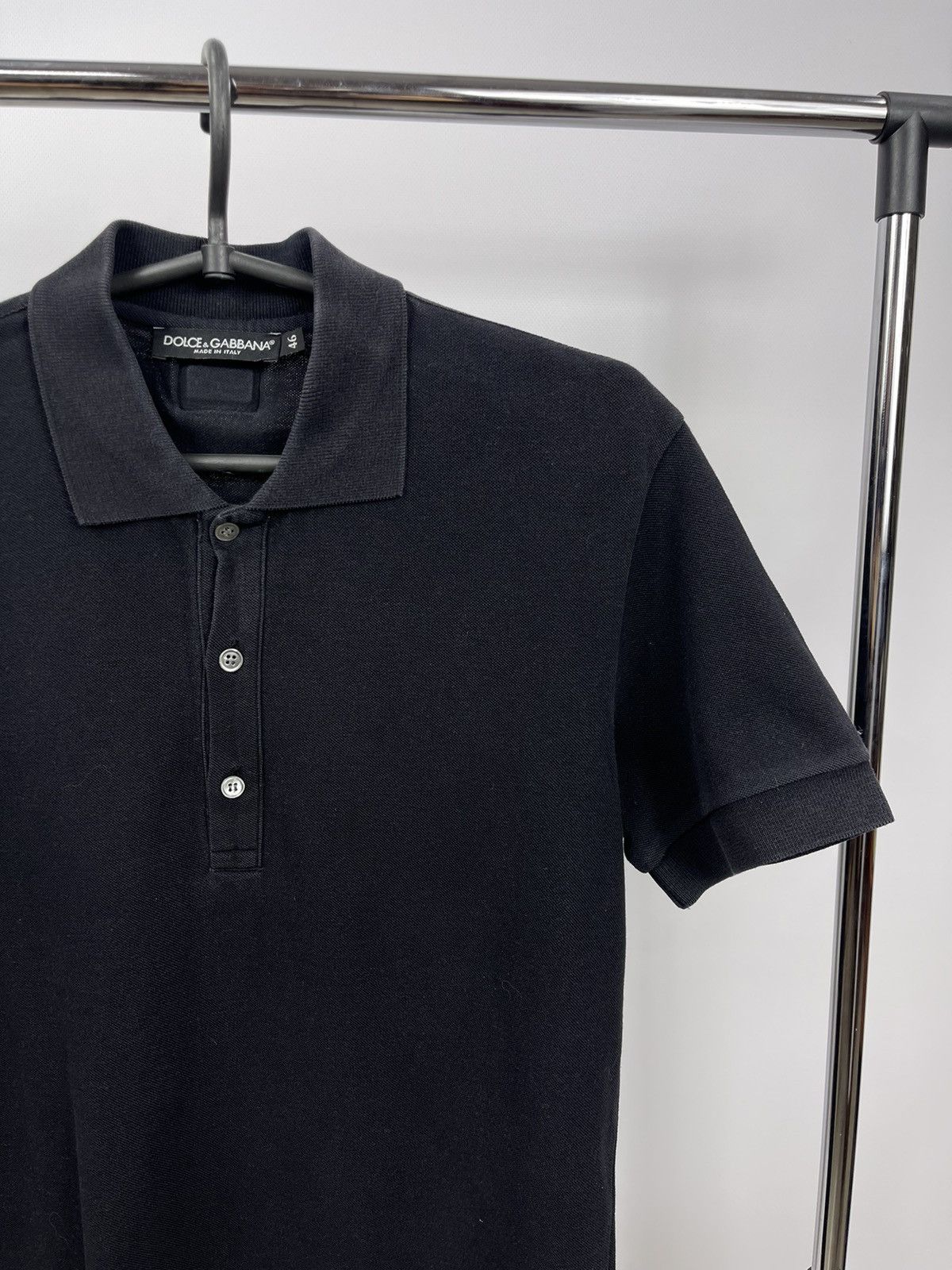 Dolce & Gabbana Dolce & Gabbana Milano Polo Size 46 Vintage Black Logo Size US S / EU 44-46 / 1 - 2 Thumbnail