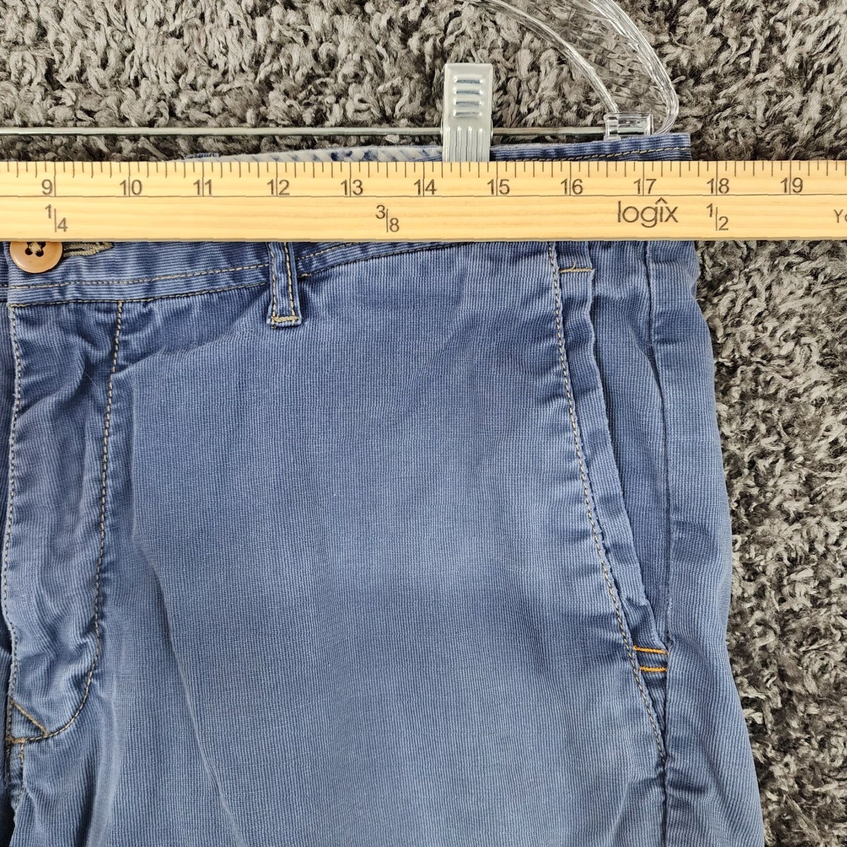 Tommy Bahama TOMMY BAHAMA Men's Blue Cotton Chino Shorts Size 35 Regular Size US 35 - 3 Thumbnail