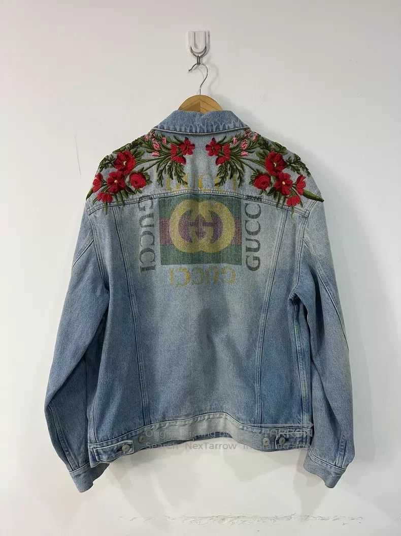 Gucci Gucci Sanskrit denim jacket Size US M / EU 48-50 / 2 - 2 Thumbnail