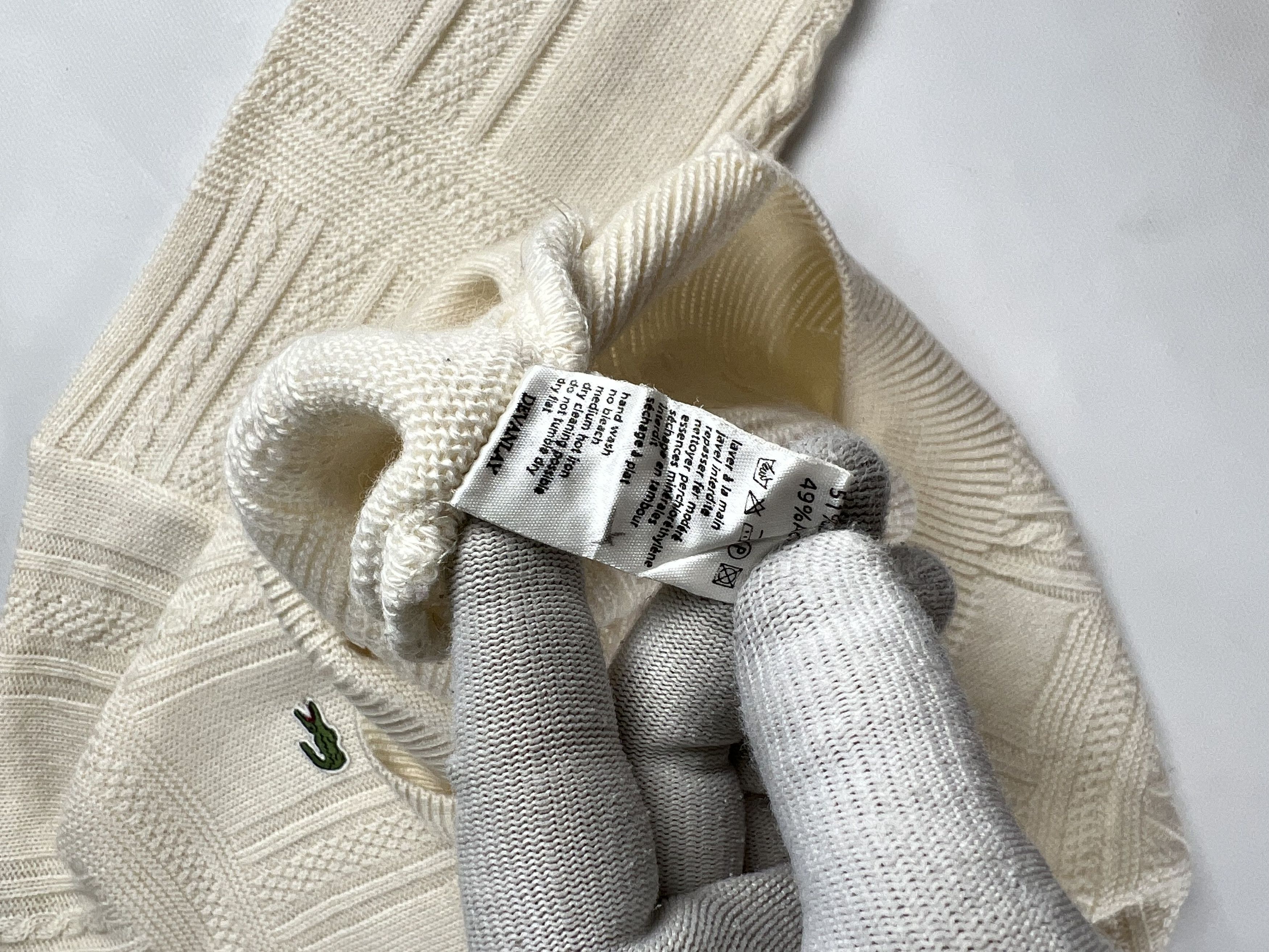 Lacoste × Vintage Vintage Lacoste Sweater s-m Size US S / EU 44-46 / 1 - 6 Thumbnail