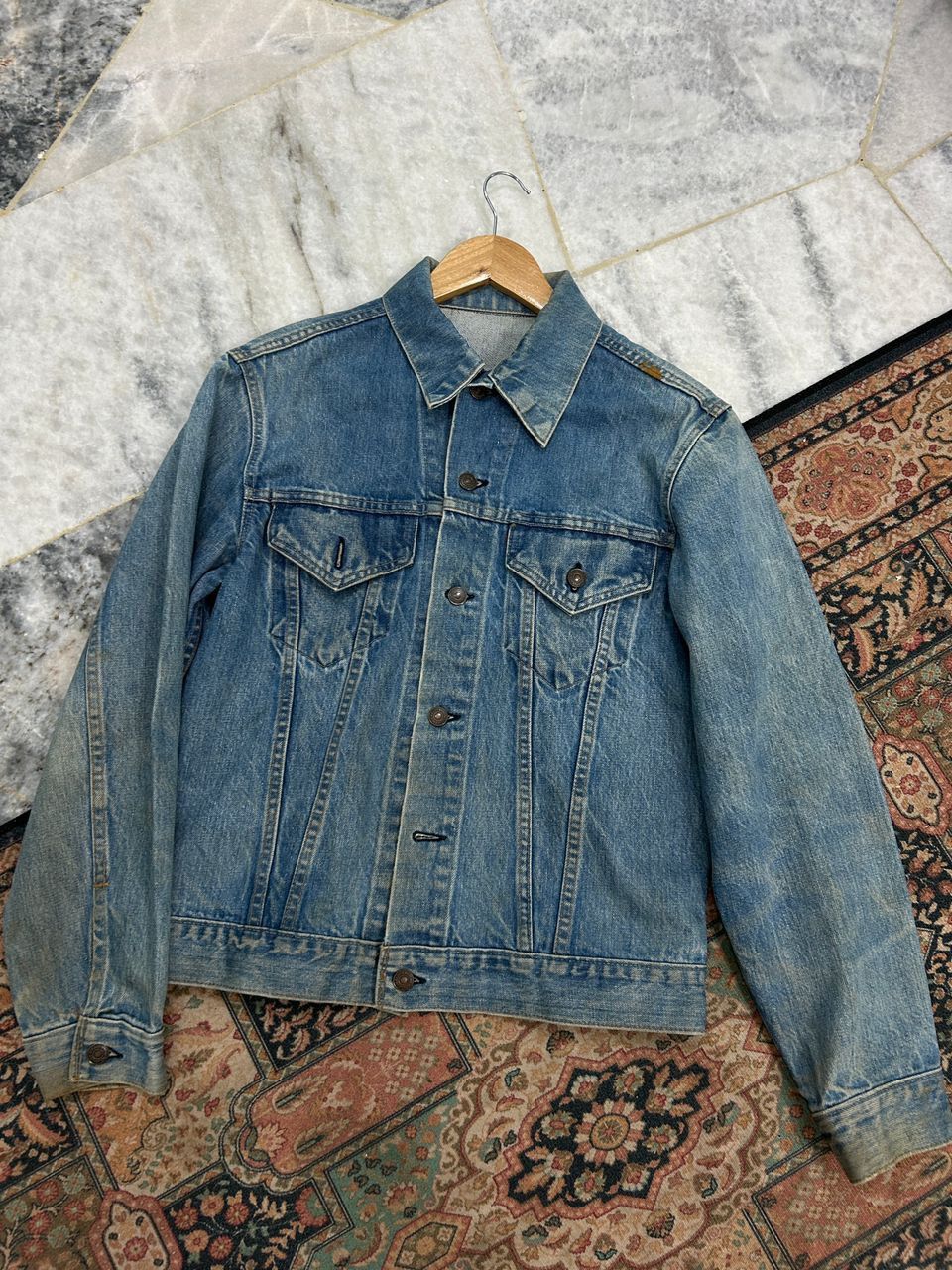Levi's Vintage Levis Trucker Jacket 1970’s size 40 Size US M / EU 48-50 / 2 - 3 Thumbnail