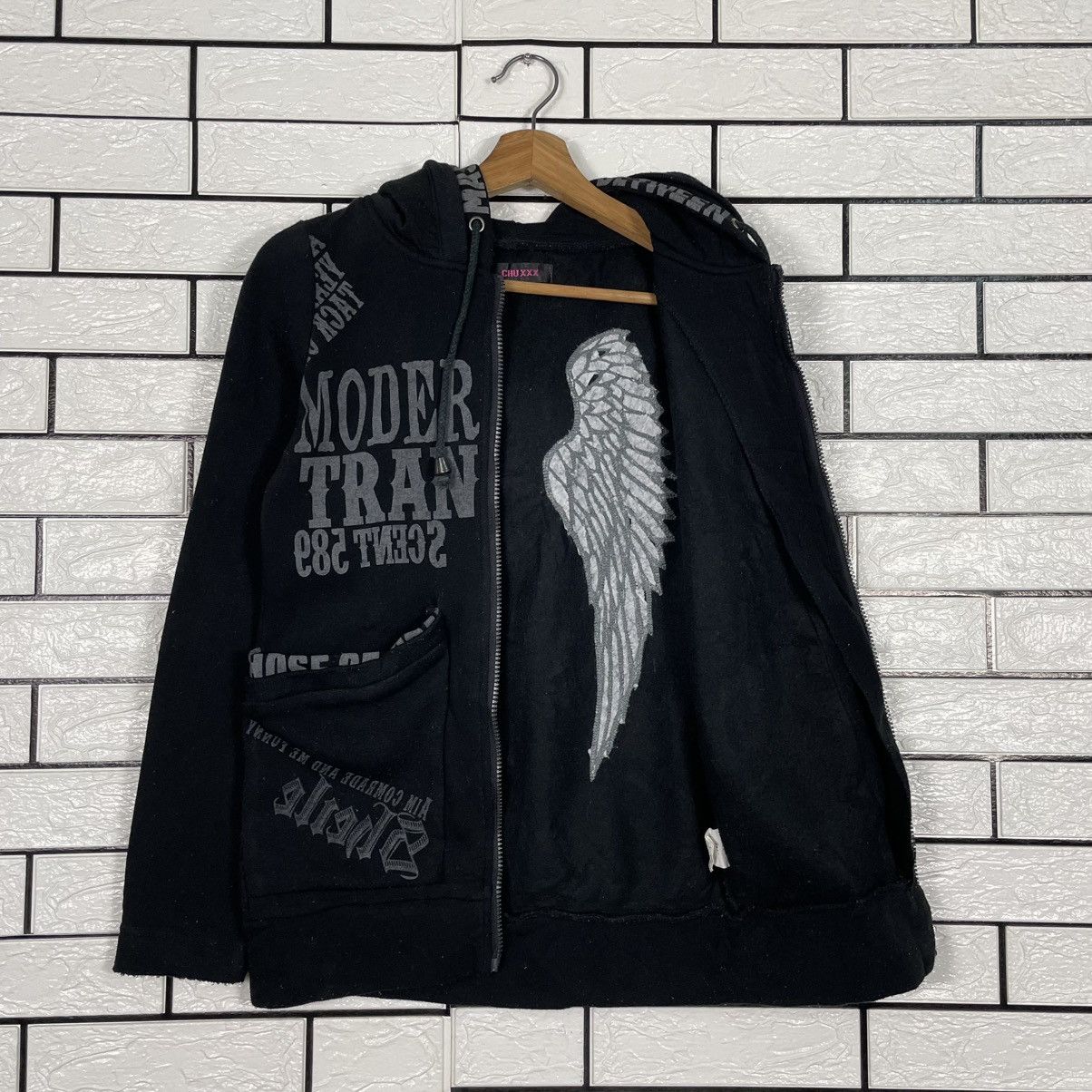 Japanese Brand Japanese Brand Chu XXX Moderately Thankuuil Hoodie Size S / US 4 / IT 40 - 10 Thumbnail