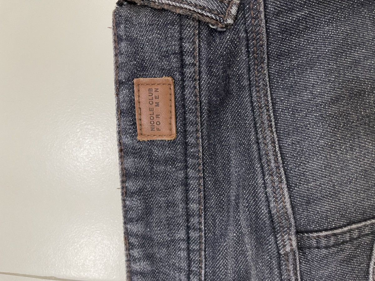 Nicole Club DOPE FLARE BLACK JEANS STREETWEAR NICOLE CLUB FOR MEN Size US 30 / EU 46 - 6 Thumbnail