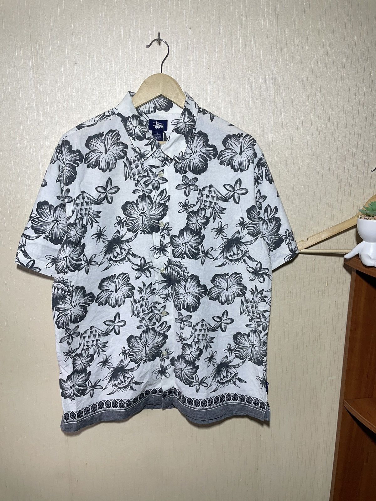Stussy × Vintage Stussy vintage shirt 90s Size US L / EU 52-54 / 3 - 1 Thumbnail