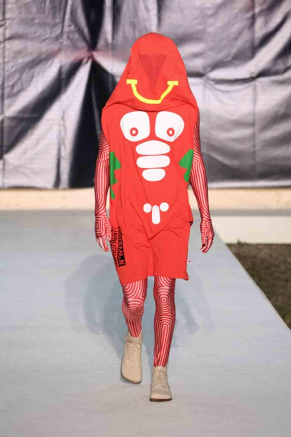 Walter Van Beirendonck 2009 Anatomy Oversized Mask Hood Top Size US S / EU 44-46 / 1 - 7 Thumbnail
