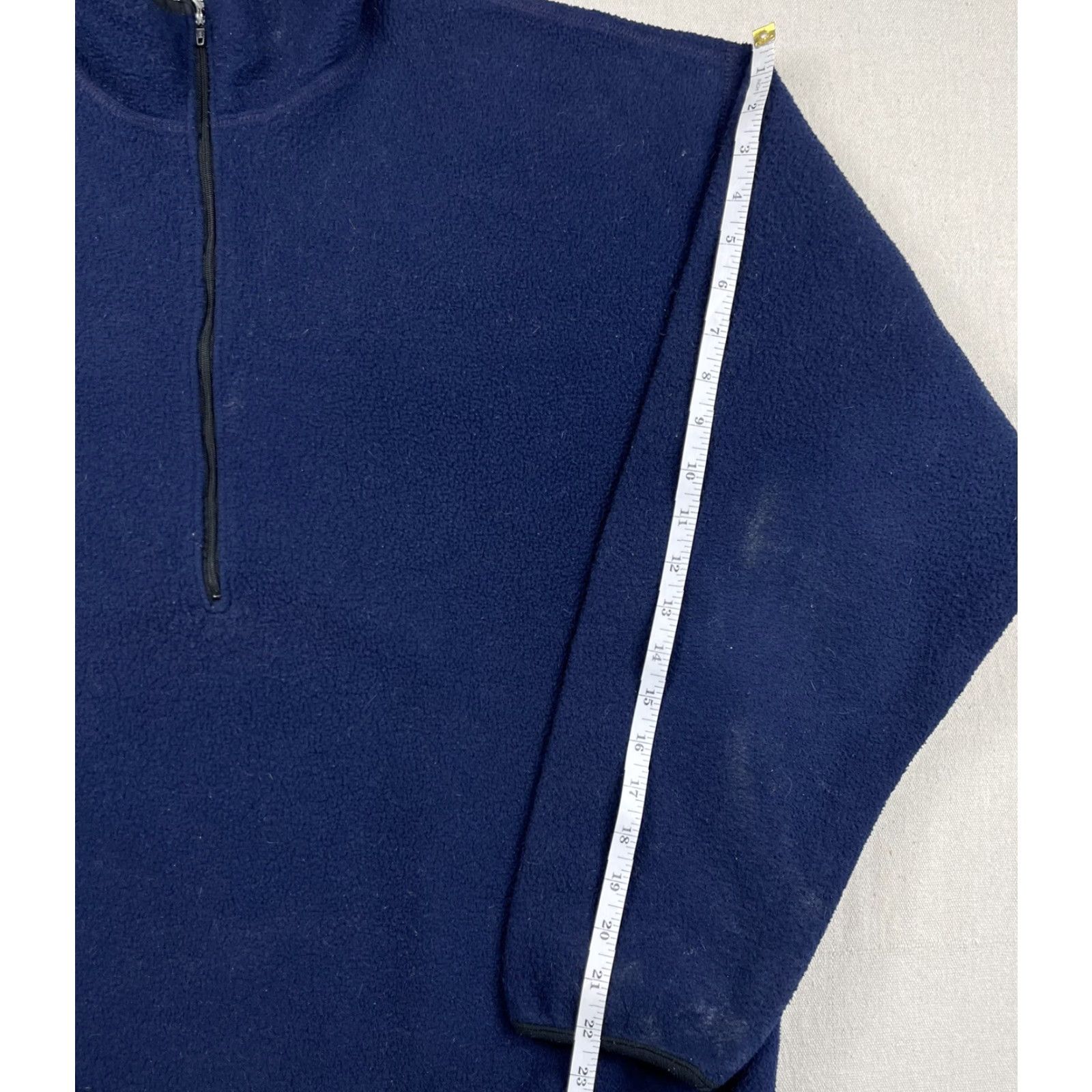 Vintage VINTAGE Columbia Mens Fleece Jacket Pullover Sz Large Made In USA 80s 90s Navy Size US L / EU 52-54 / 3 - 6 Thumbnail