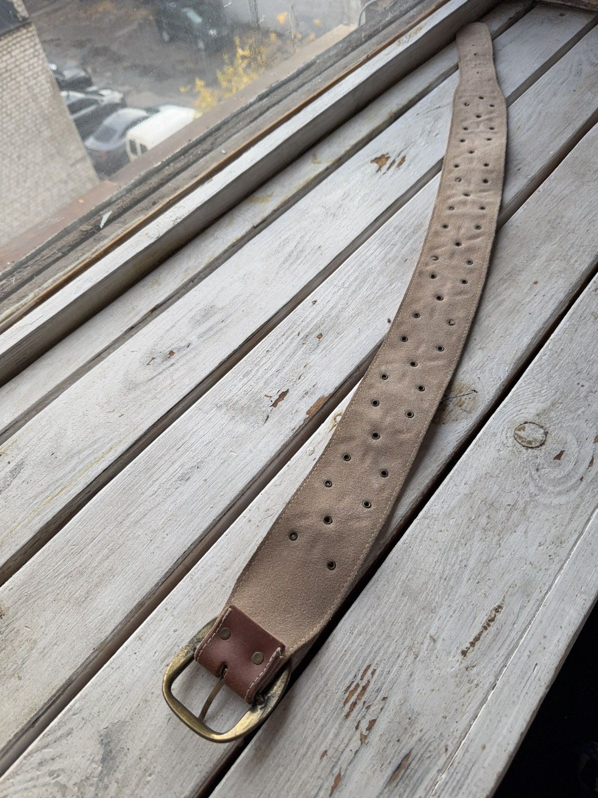 Vintage Vintage Japanese Retro Y2K Brown Leather Boho Western Belt Size ONE SIZE - 5 Thumbnail