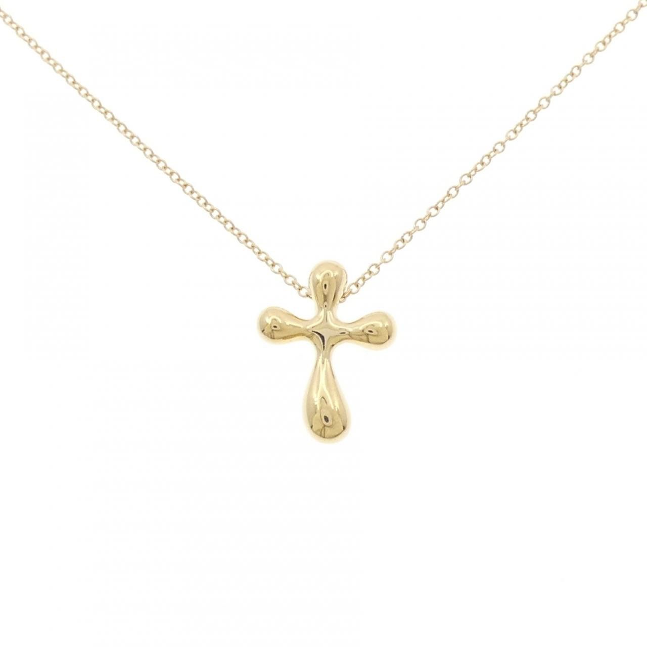 Tiffany & Co. Tiffany & Co. Tiffany Small Cross Au750 Necklace Precious Metal Necklace DUTY FREE for USA Size ONE SIZE - 1 Thumbnail