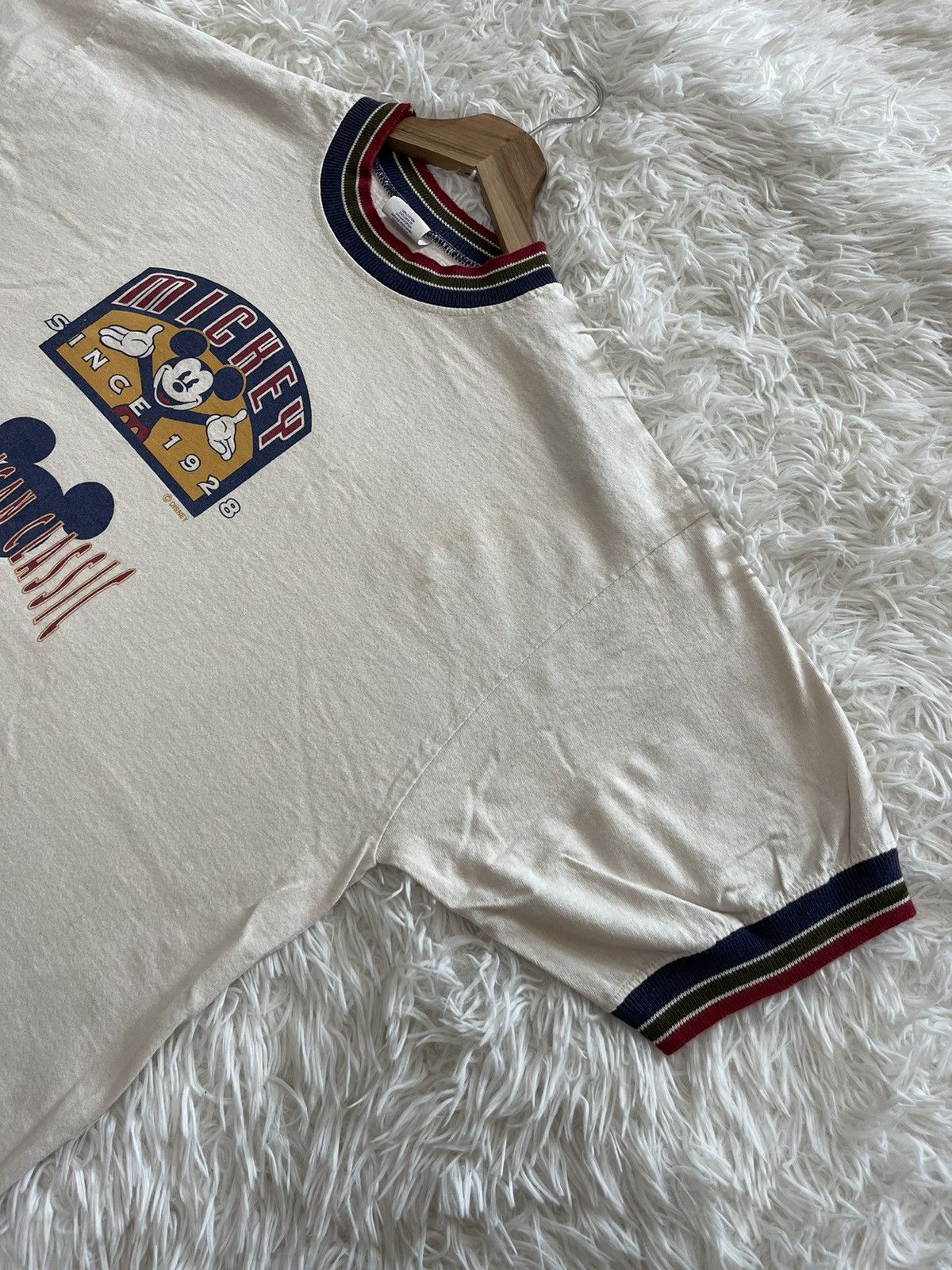 Cartoon Network × Disney × Mickey Mouse 90s Disney Mickey Mouse Ringer Single Stitched Promo Tee Size US L / EU 52-54 / 3 - 2 Thumbnail