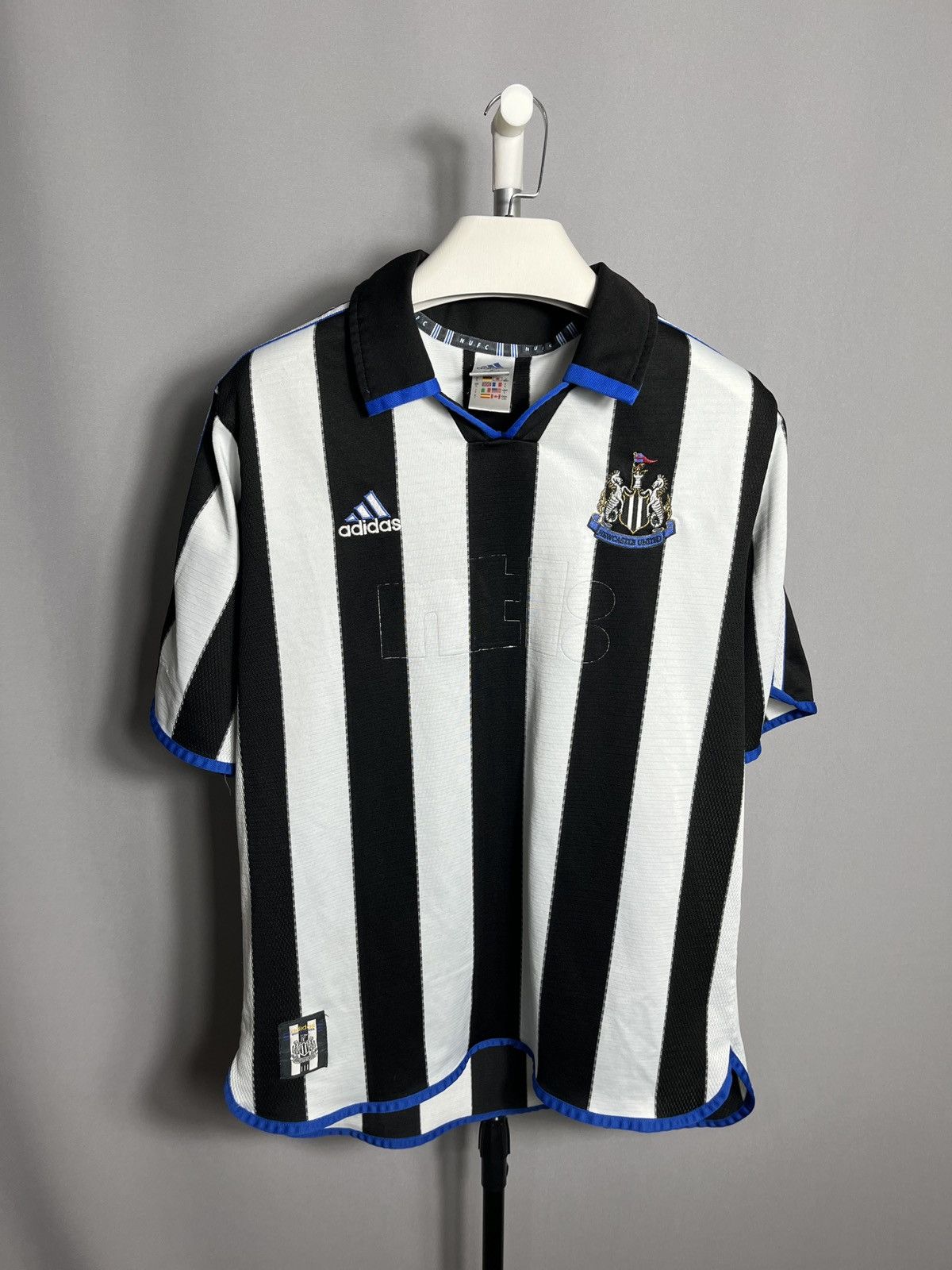Sports Specialties Newcastle United 2000-2001 Home Adidas Football Shirt Soccer Size US L / EU 52-54 / 3 - 1 Thumbnail