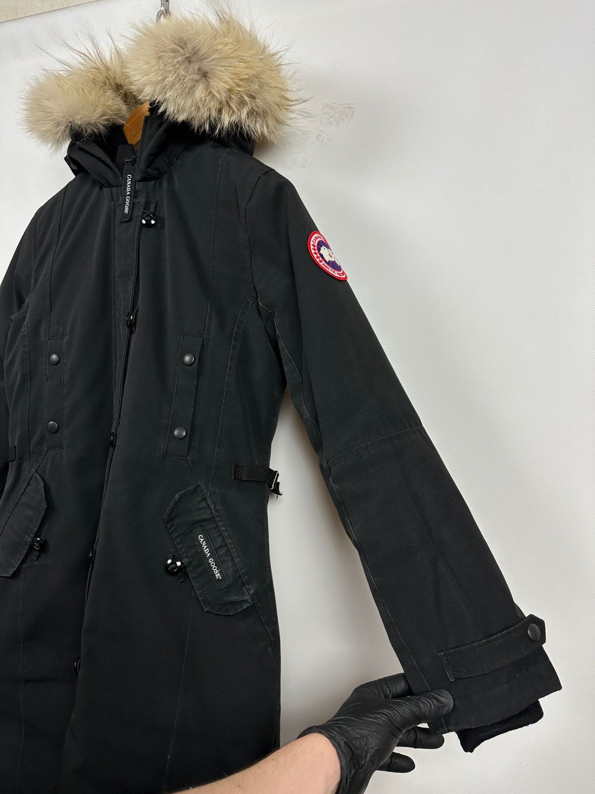 Canada Goose Canada Goose Kensington Black Down Parka Jacket Size XS / US 0-2 / IT 36-38 - 8 Thumbnail