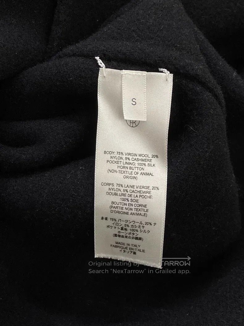The Row The Row Short Black Overcoat Size S / US 4 / IT 40 - 5 Thumbnail