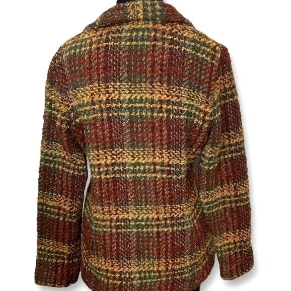 J.McLaughlin J. McLaughlin Womens Wool Alpaca Blend Tweed Jacket Full Zip Collar Coat Multicolor XS Size XS / US 0-2 / IT 36-38 - 2 Thumbnail