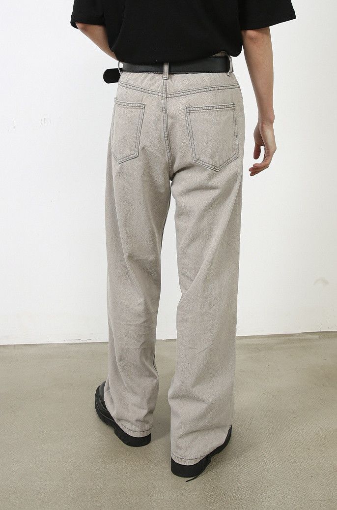 Japanese Brand × Jean Men's washed light grey jeans Size US 32 / EU 48 - 5 Thumbnail