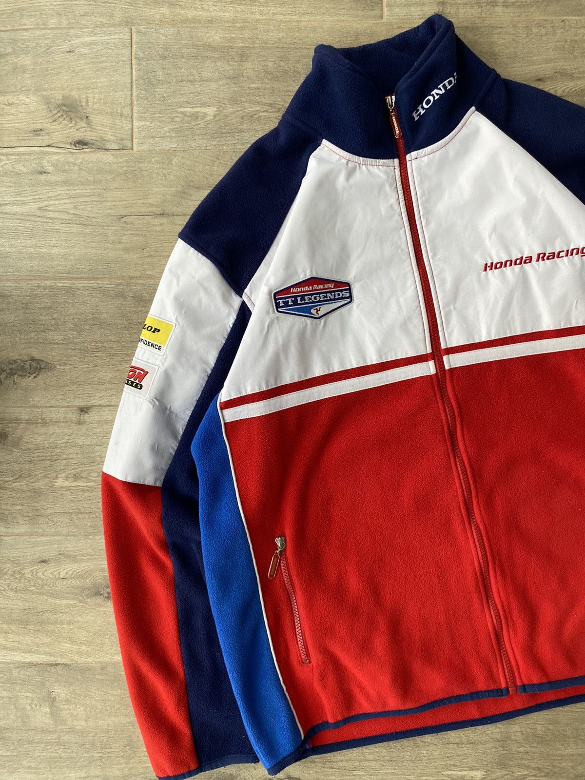 Formula 1 × Honda Honda Vintage Racing Fleece Jacket Size US XL / EU 56 / 4 - 5 Thumbnail
