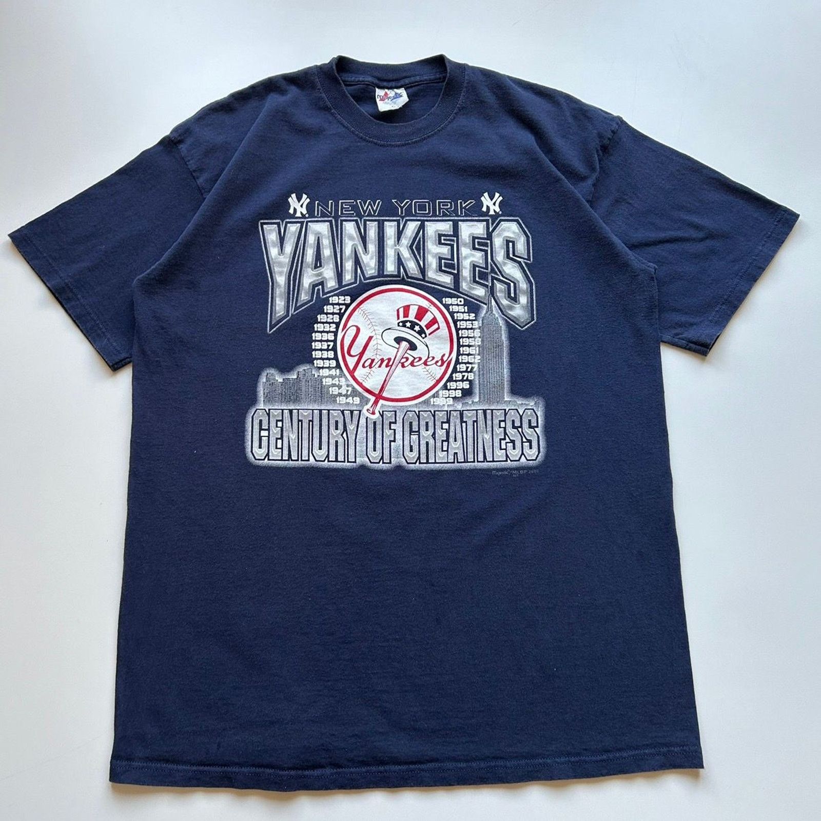 Majestic Vintage Y2K New York Yankees MLB Shirt XL Majestic Baseball Size US XL / EU 56 / 4 - 1 Thumbnail