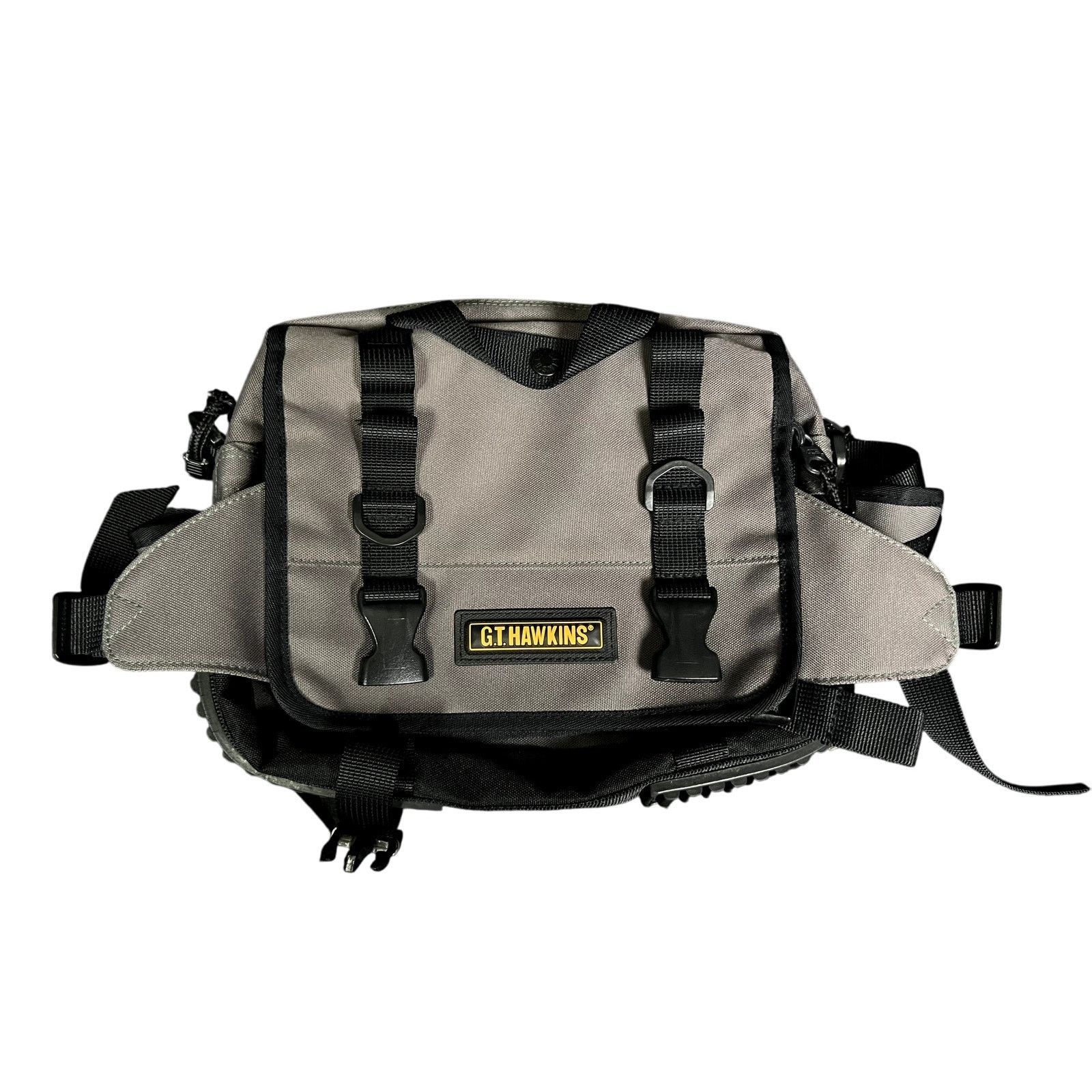 Japanese Brand G.T. Hawkins Gray Hip Tactical Bag Japan Import Size ONE SIZE - 1 Thumbnail