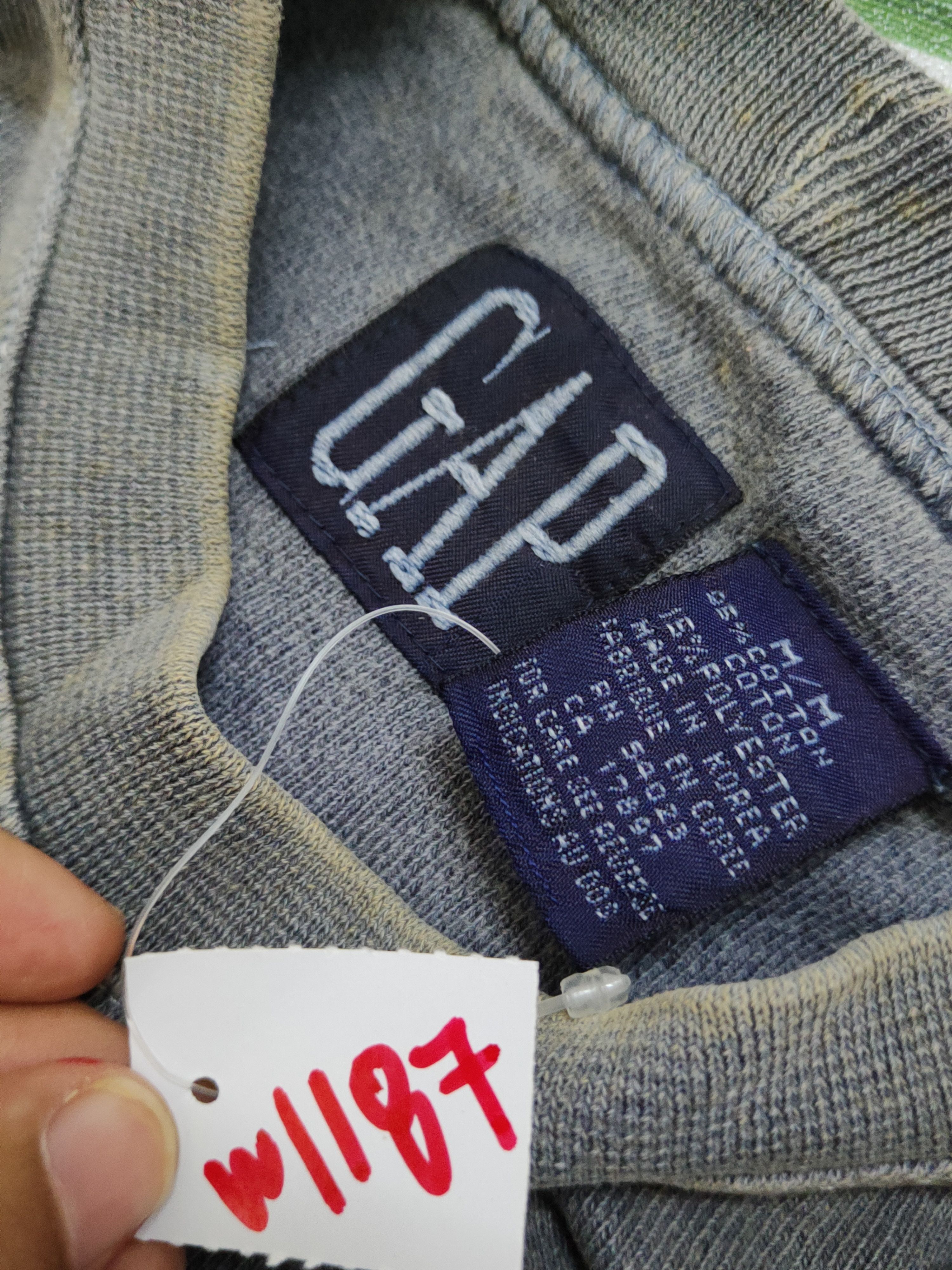Gap Gap Dark Gray Faded vintage Sweatshirts #W1187 Size US M / EU 48-50 / 2 - 12 Thumbnail
