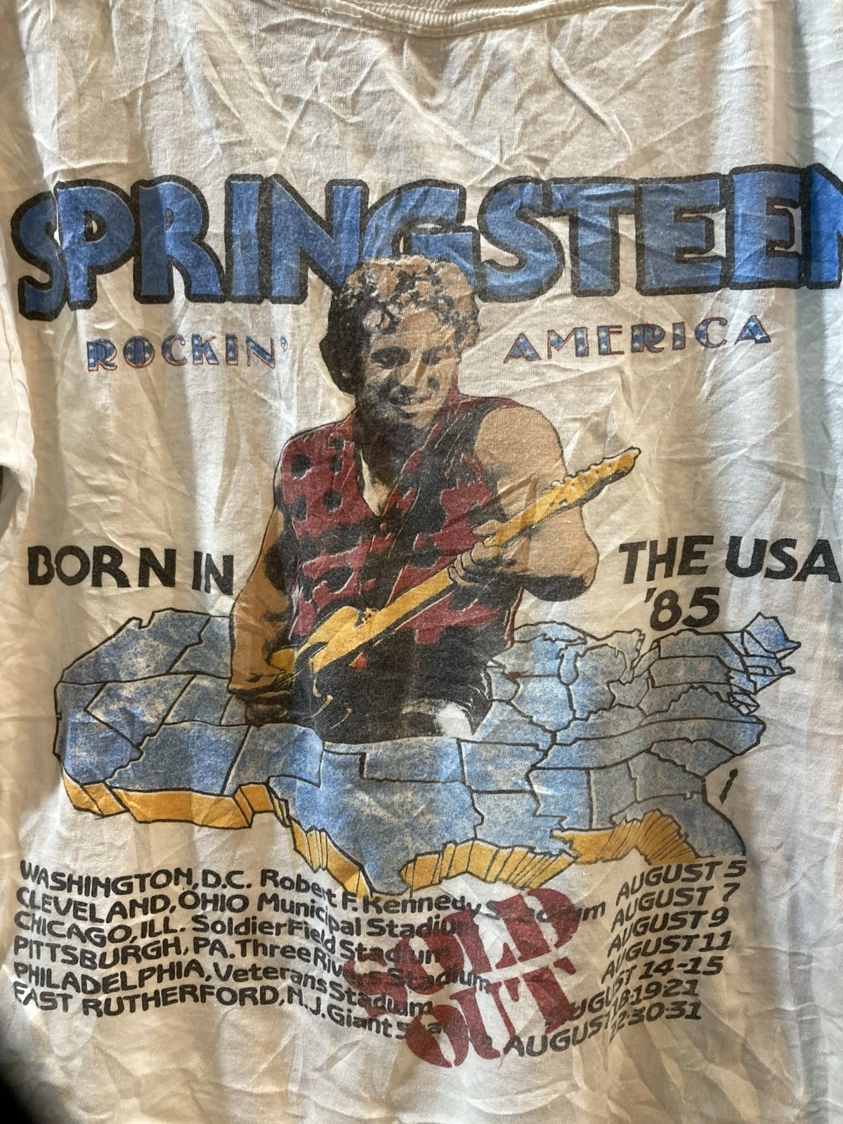 Band Tees Bruce Springsteen vintage tee 1984’s Size US M / EU 48-50 / 2 - 6 Thumbnail