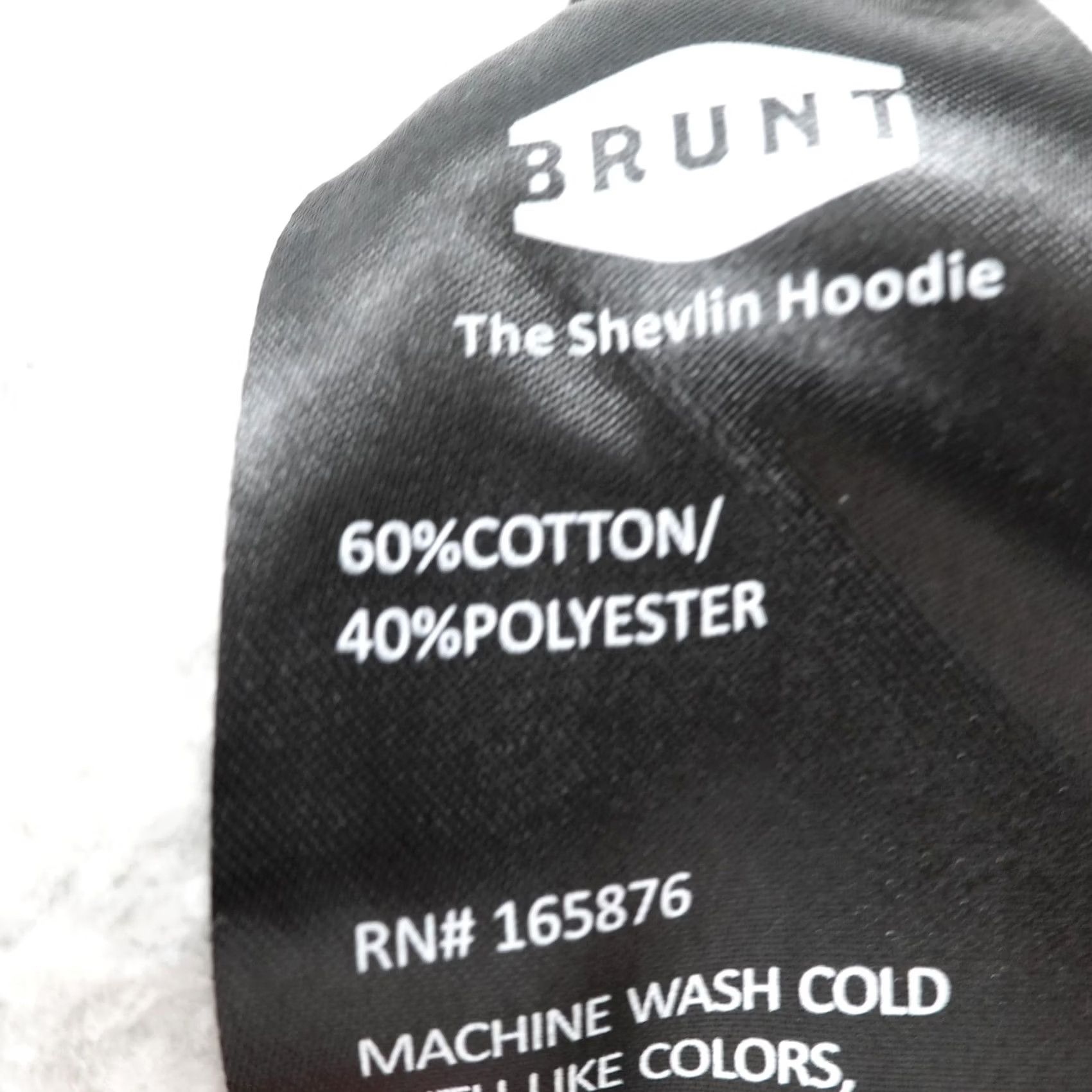Vintage Brunt Hoodie Men Large Grey Heavyweight Fleece Size US L / EU 52-54 / 3 - 5 Thumbnail