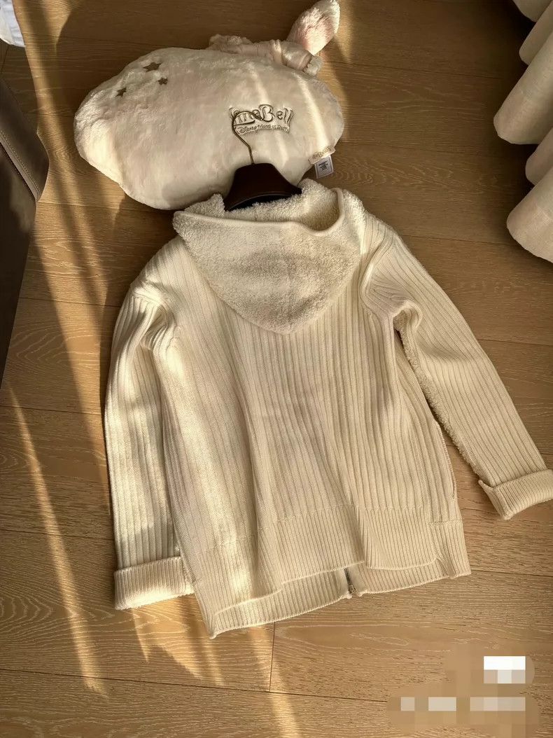 Loro Piana LORO PIANA White Teddy Snow White Princess cashmere coat Size XL / US 12-14 / IT 48-50 - 2 Thumbnail