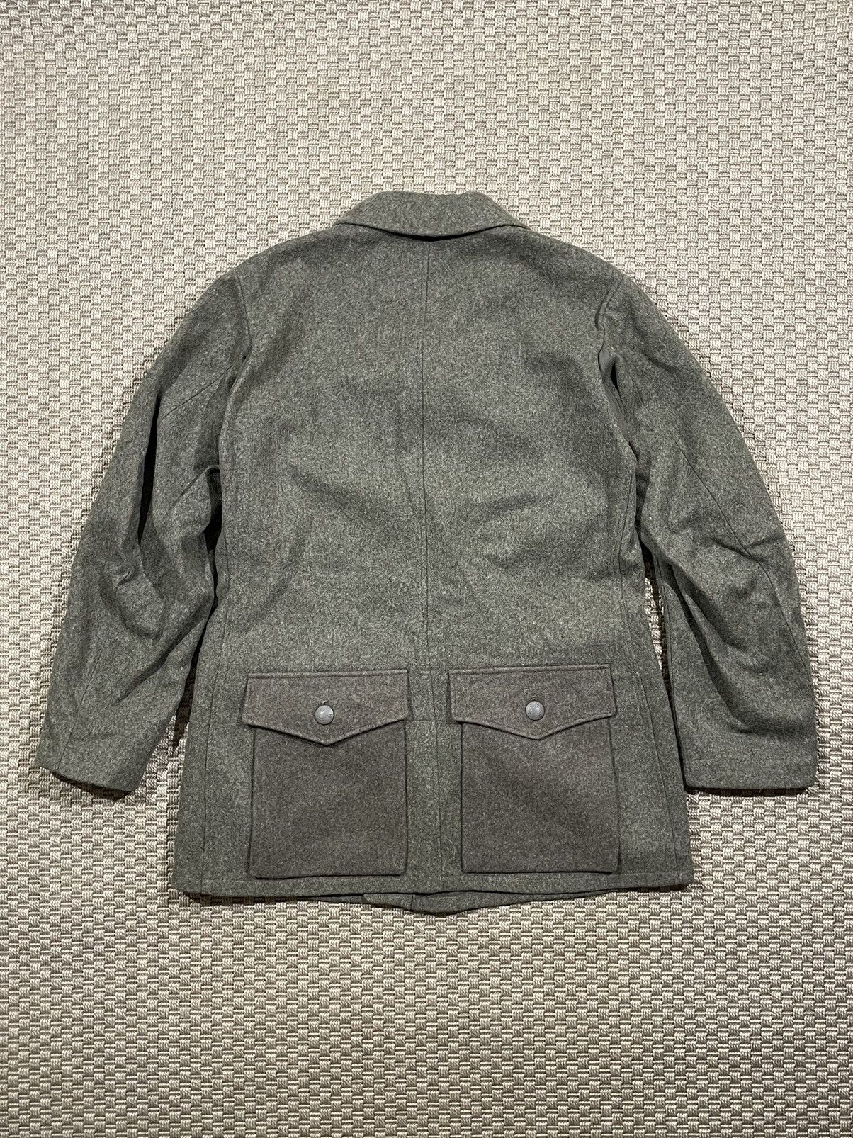 Vintage 50s Swedish Military Coat Wool Size US L / EU 52-54 / 3 - 8 Thumbnail