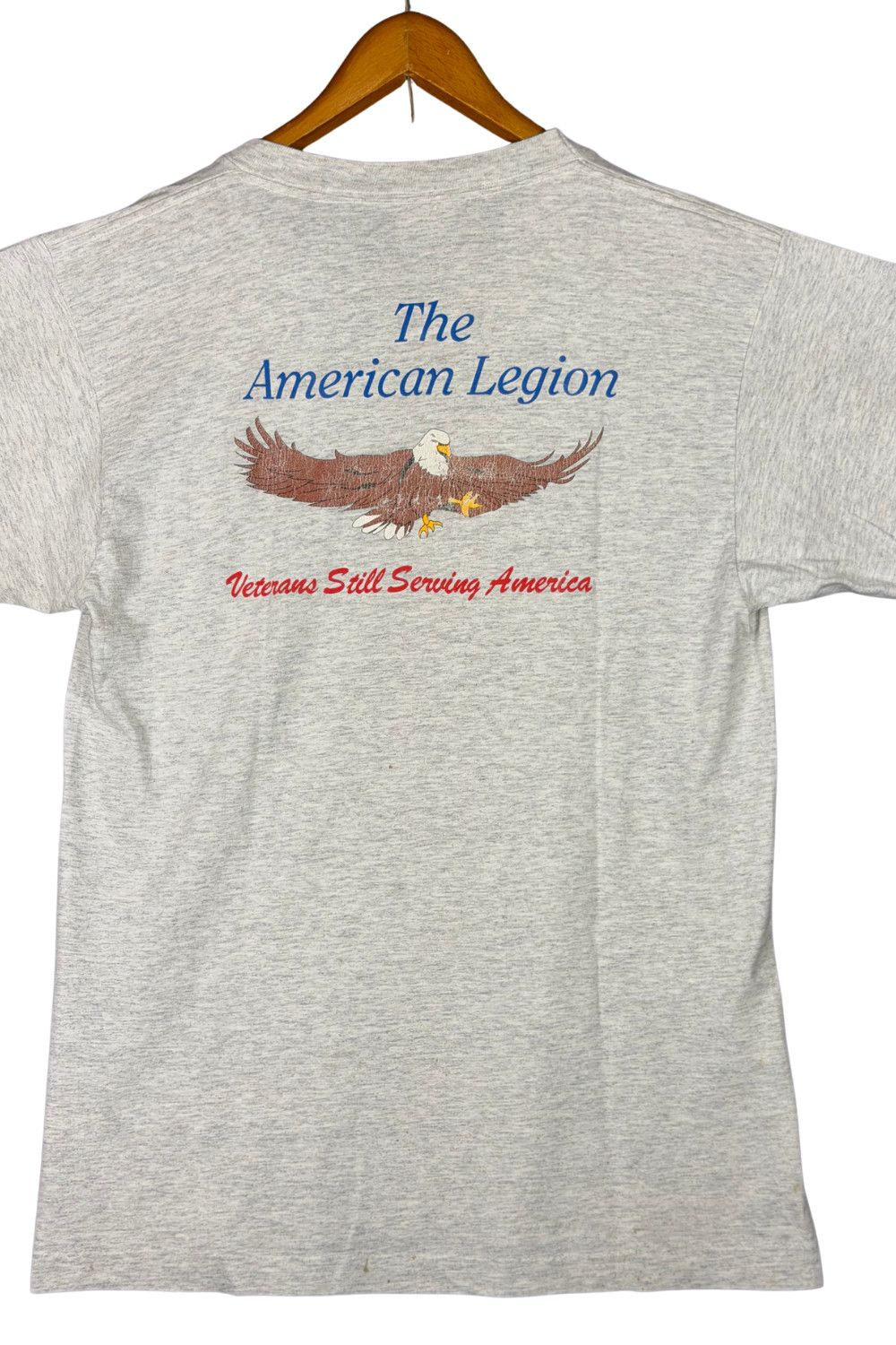 Vintage Vintage 90s American Legion Eagle Graphic Pocket Tee USA Size US M / EU 48-50 / 2 - 8 Thumbnail
