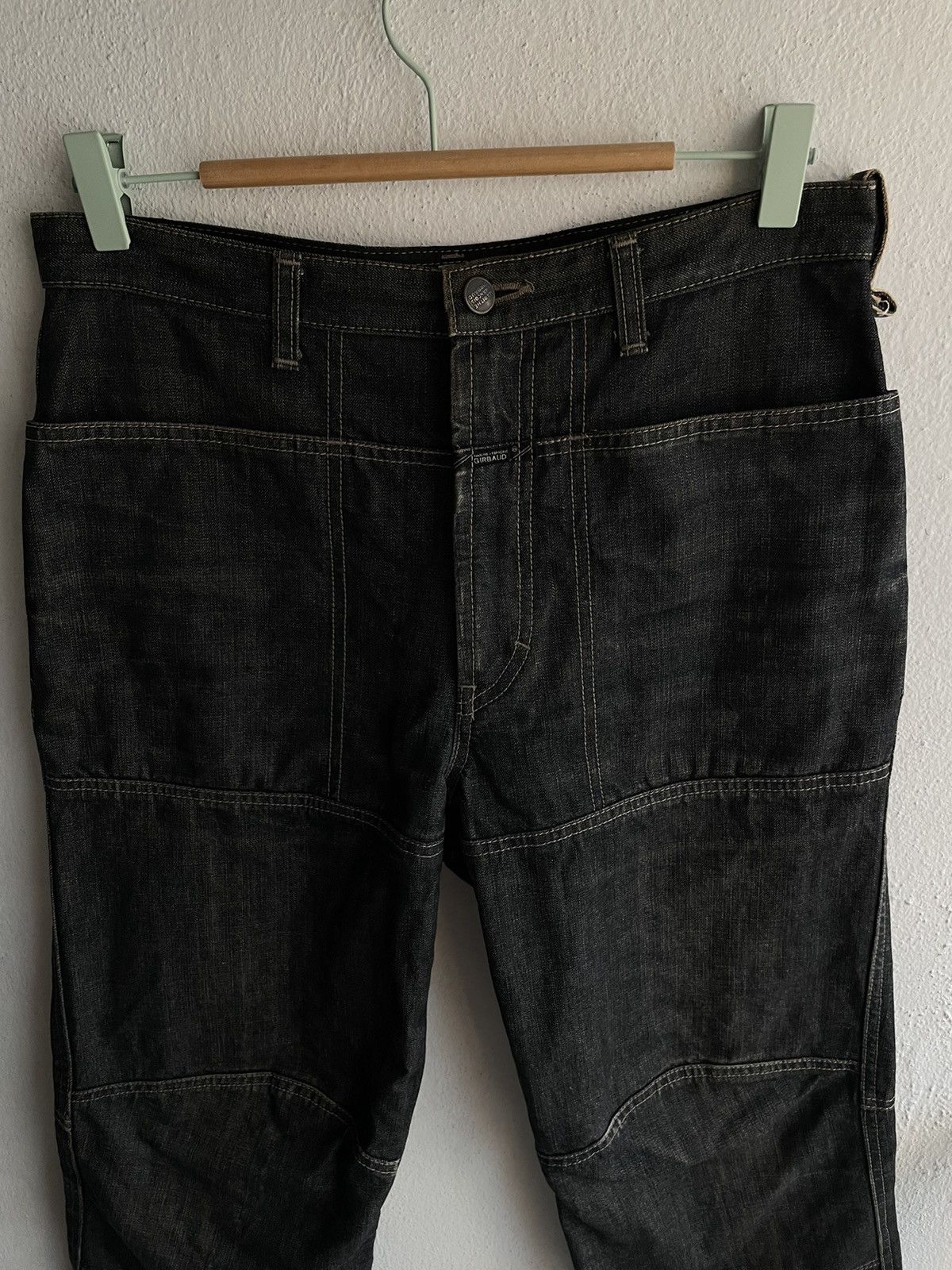 Designer × Marithe + Francois Girbaud Iconic 🔥 Marithe Francois Girbaud Side Tape Denim Pants Size US 30 / EU 46 - 12 Thumbnail