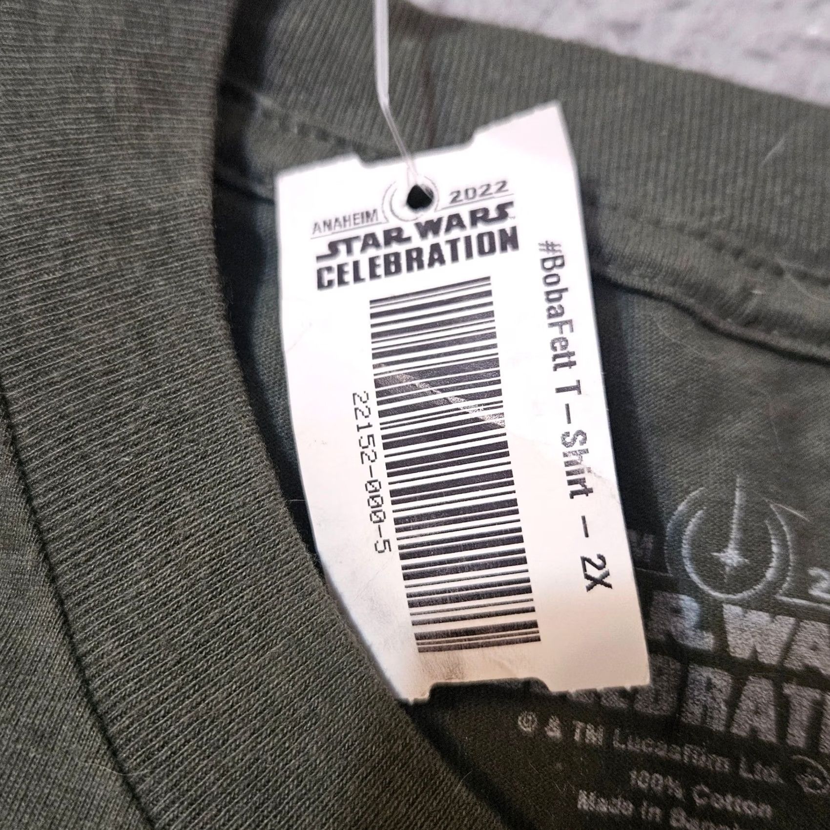 Star Wars Star Wars Celebration Anaheim 2022 Boba Fett Event Exclusive Shirt T Shirt 2XL Green Mens Size US XXL / EU 58 / 5 - 6 Thumbnail