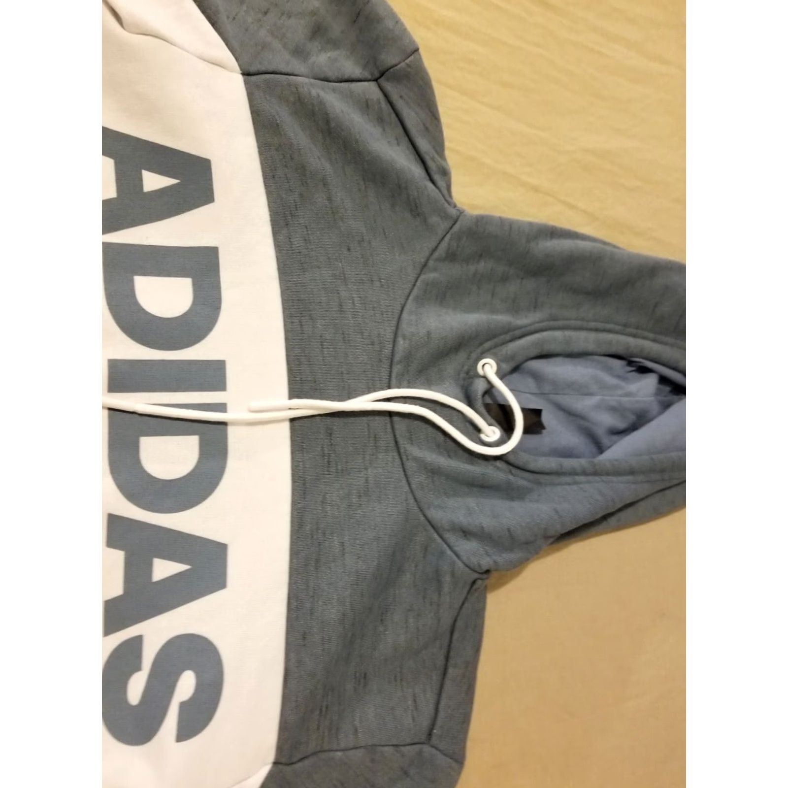 Adidas VINTAGE? adidas Hoodie Womens XS Blue Cotton Athletic Pullover Activewear Sweatshirt Womens XS Blue Cotton Athletic Hoodie Size XS / US 0-2 / IT 36-38 - 3 Thumbnail