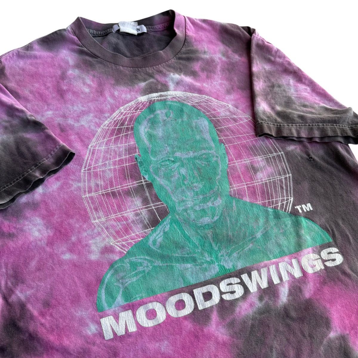 Japanese Brand × Pleasures Moodswings TieDye Streetwear Graphic Tee Shirt Mental Health Size US L / EU 52-54 / 3 - 5 Thumbnail