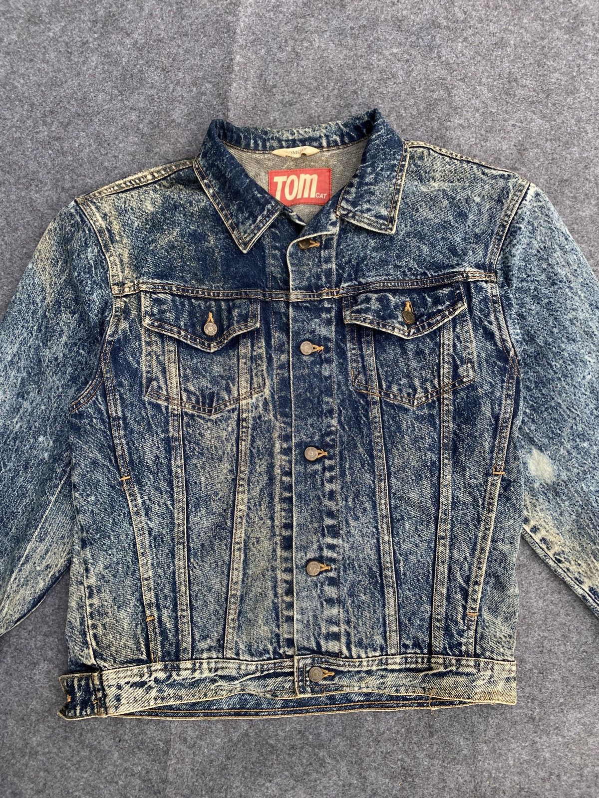 Japanese Brand Vintage tom cat denim jacket Size US M / EU 48-50 / 2 - 3 Thumbnail