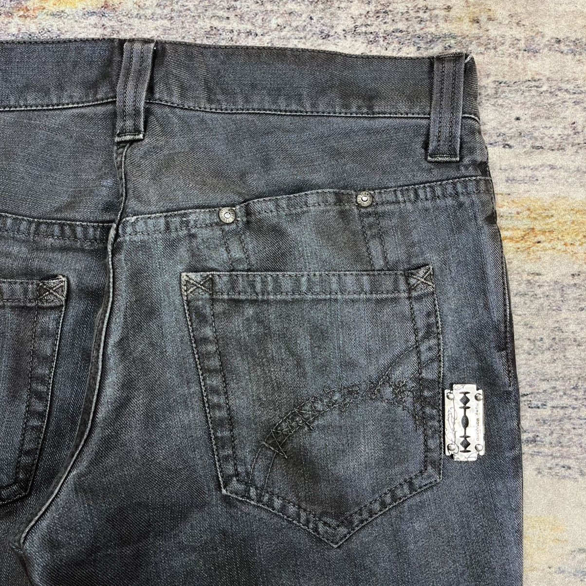 Isamu Katayama Backlash Kyoji Maruyama shimmer boot cut denim pants Size US 34 / EU 50 - 9 Thumbnail
