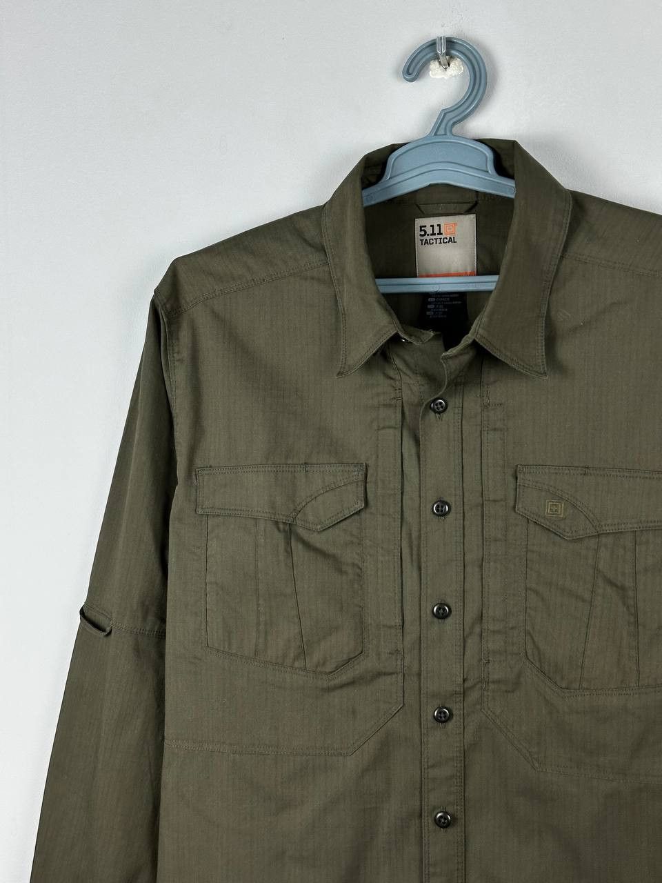 5.11 5.11 Tactical Pro Light Military Overshirt Jacket Olive Size US XL / EU 56 / 4 - 3 Thumbnail