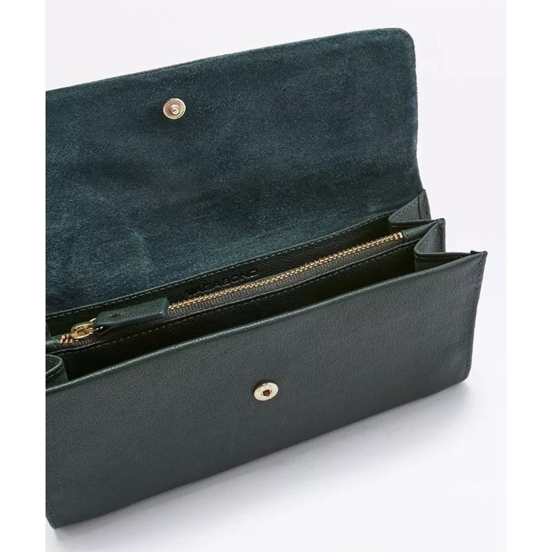 Vagabond Vagabond Shoemakers Swedish Dark Green Leather Seude Wallet Size ONE SIZE - 2 Thumbnail
